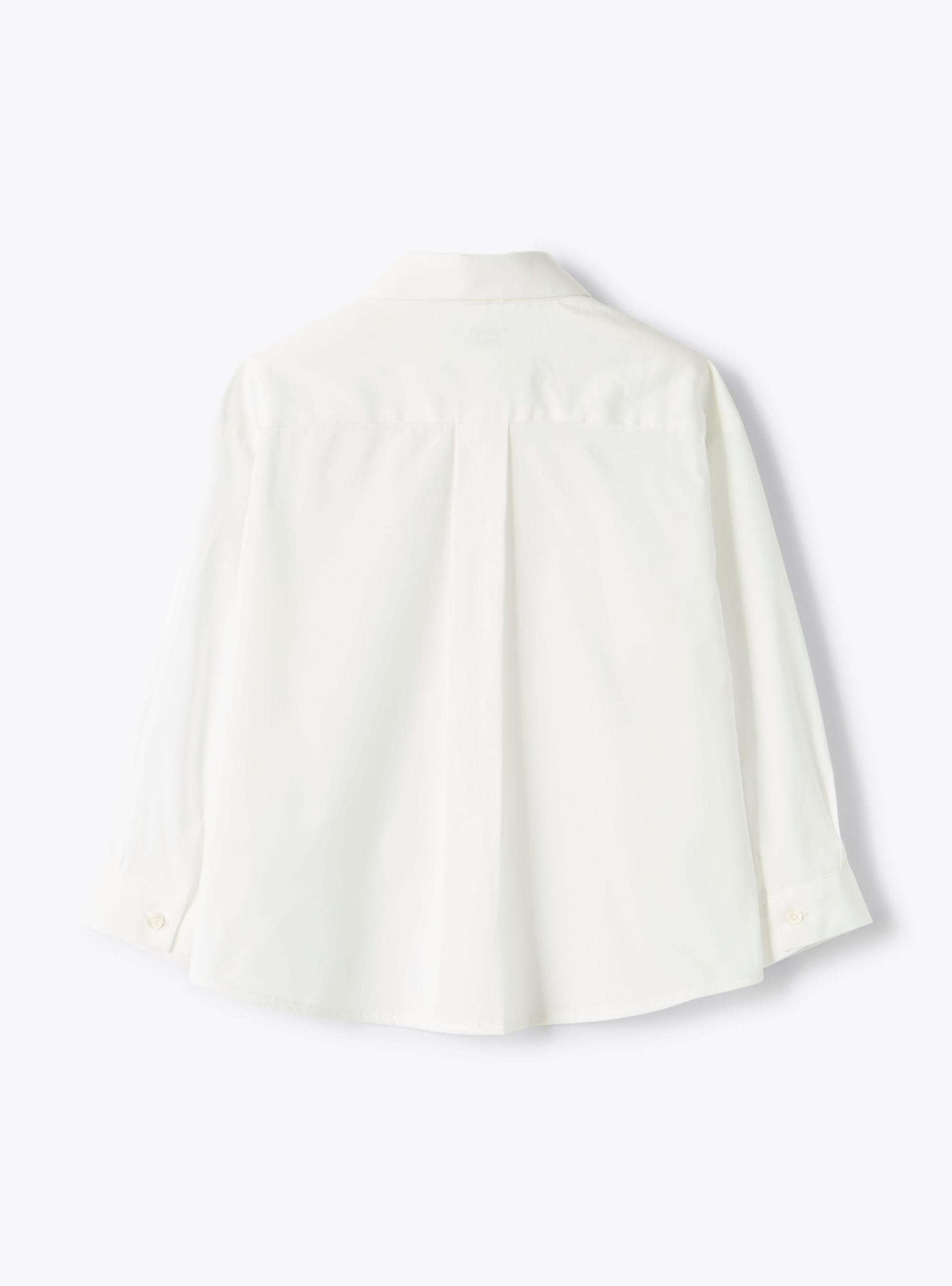 Camicia taglio classico con ricamo - Bianco | Il Gufo