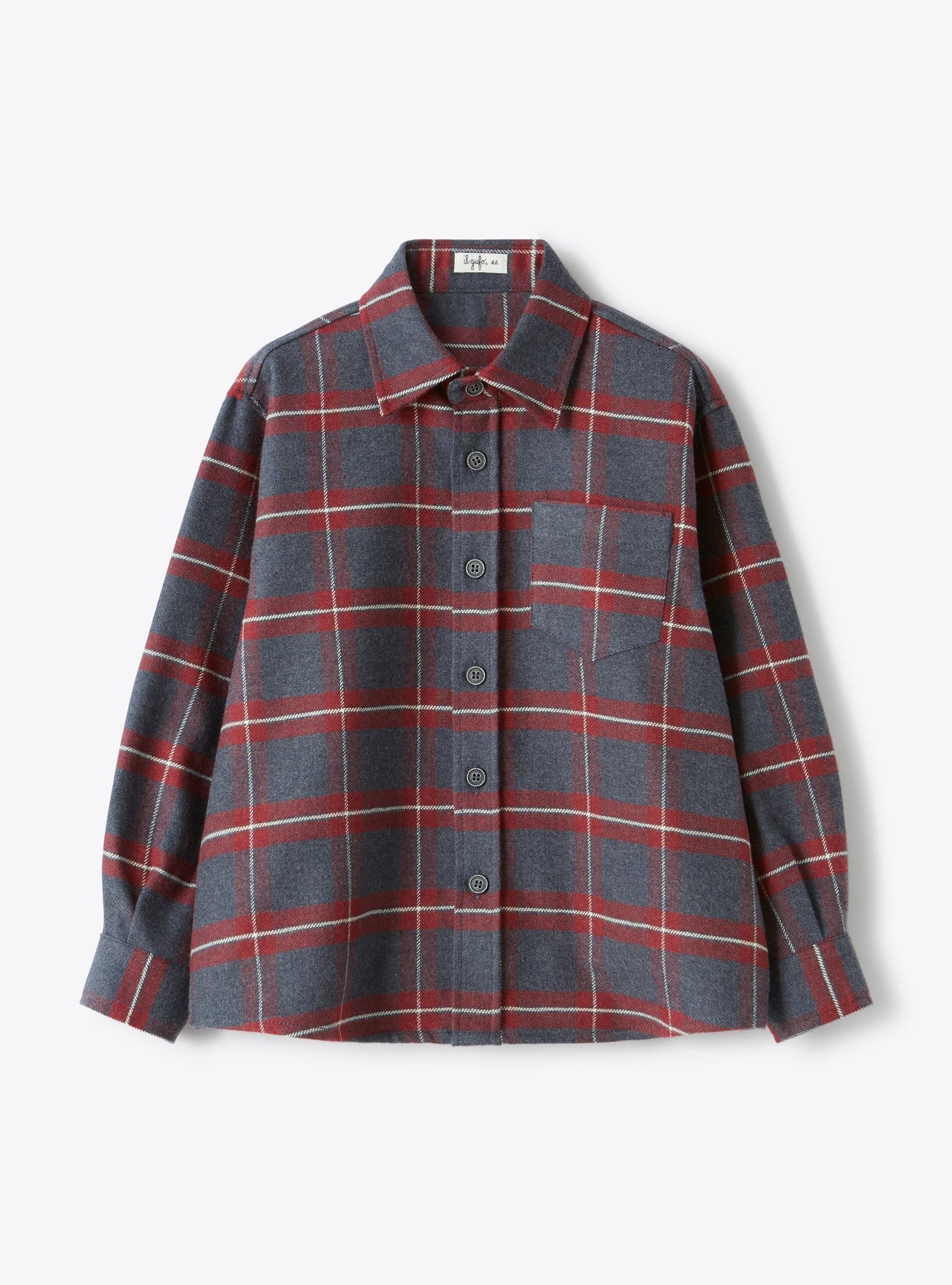 Plaid flannel shirt - Shirts - Il Gufo