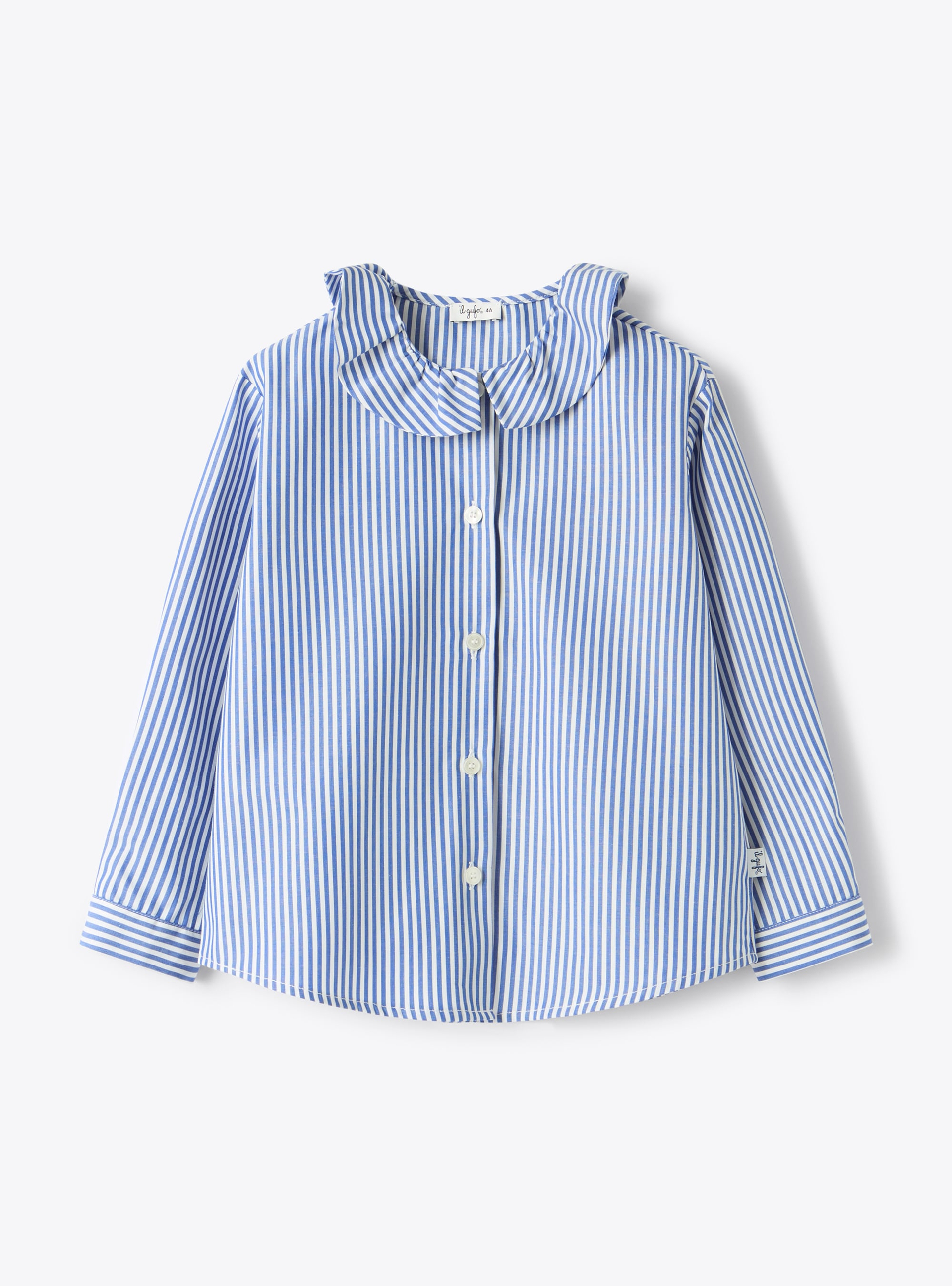Chemise à rayures avec volants - Chemise - Il Gufo
