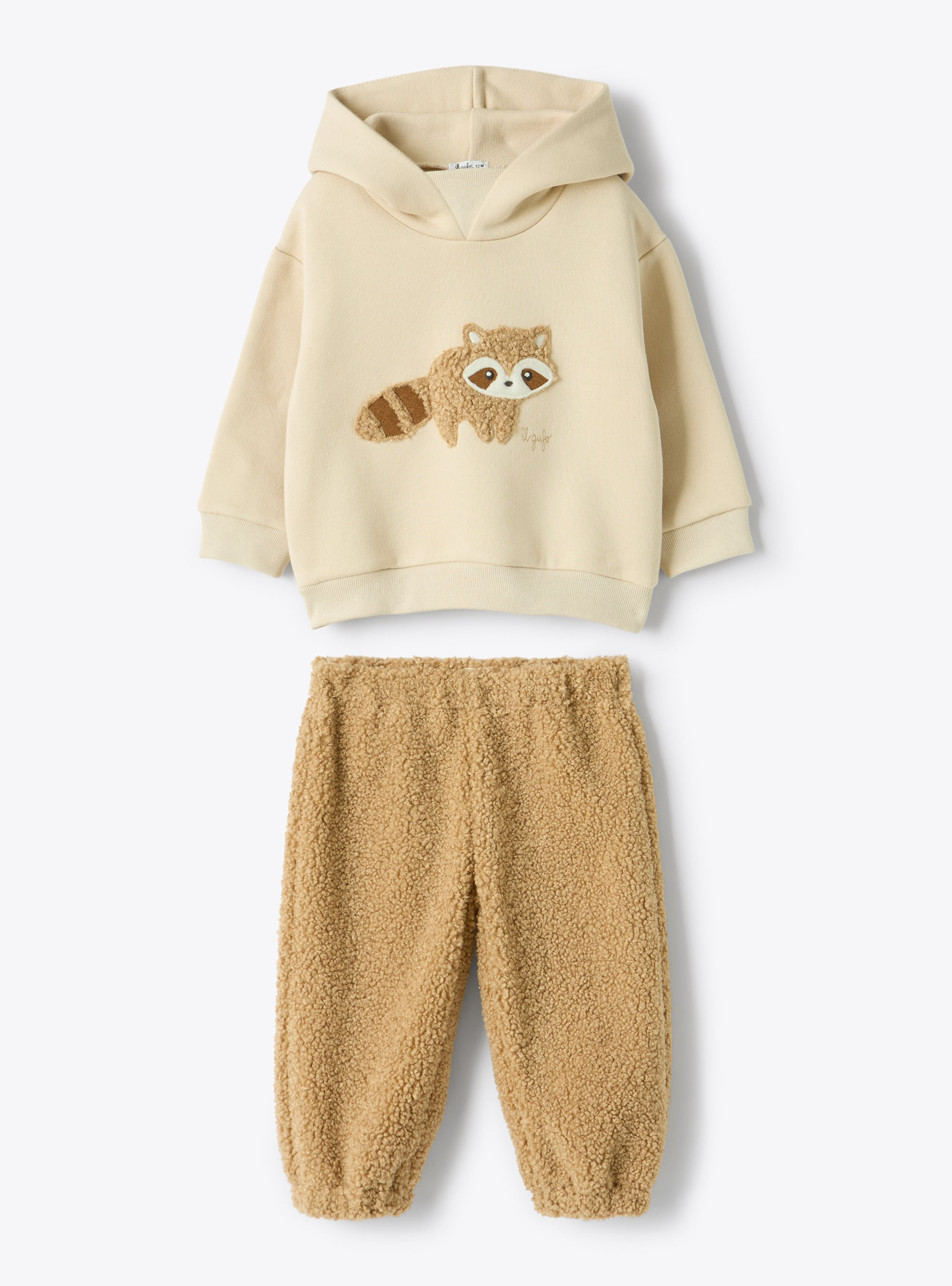 Sweatshirt-Set mit Igel - Weiss | Il Gufo