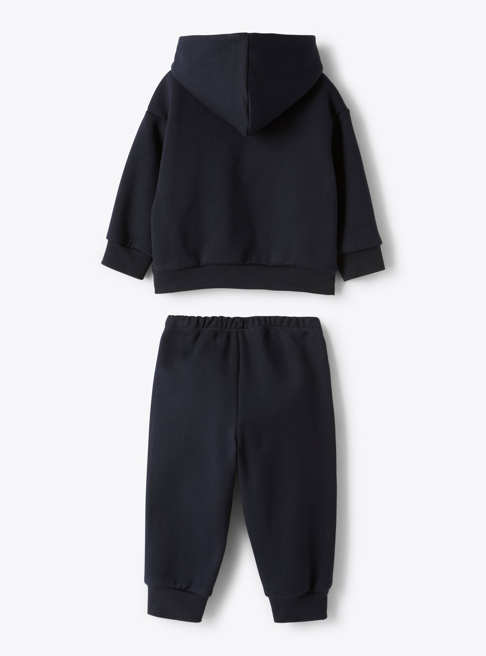 Sweatshirt-Anzug mit Hündchen - Blau | Il Gufo