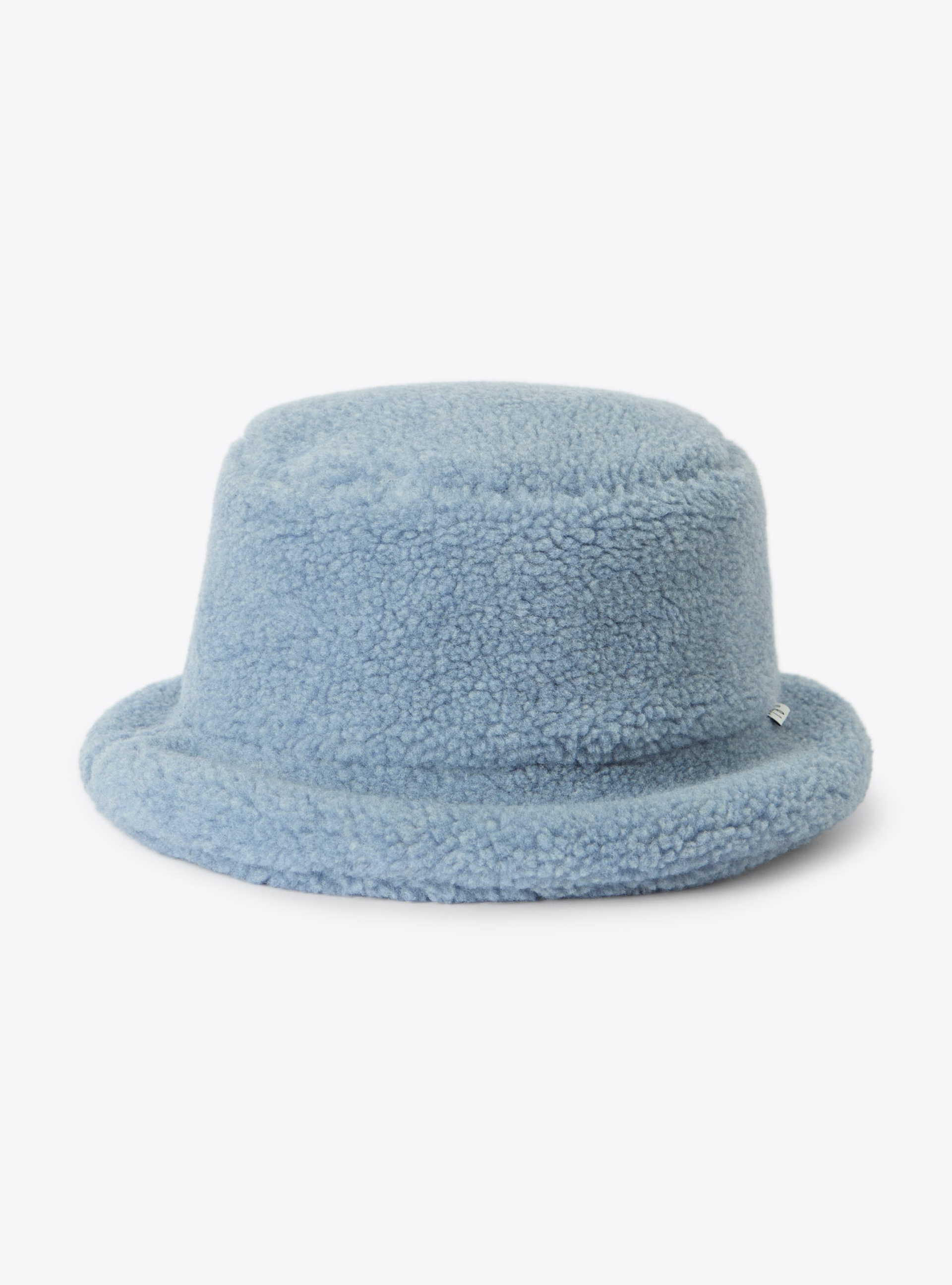 Chapeau bucket en polaire teddy - Bleu | Il Gufo