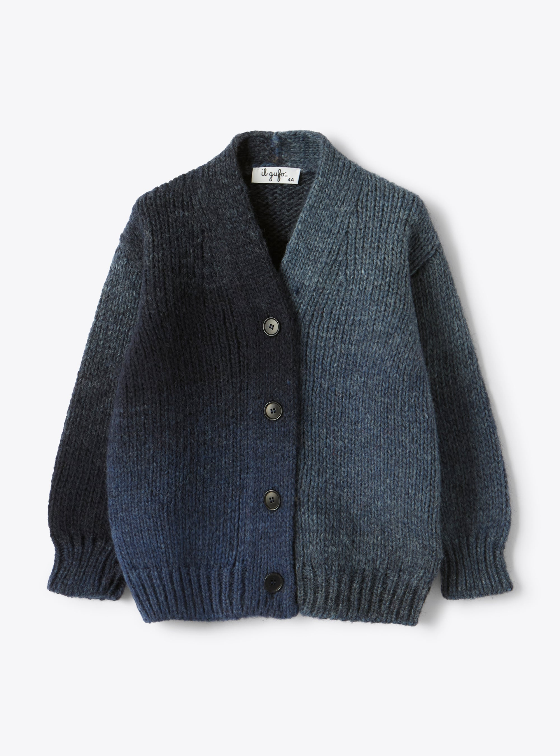 Gradient wool-blend cardigan - джемперы - Il Gufo