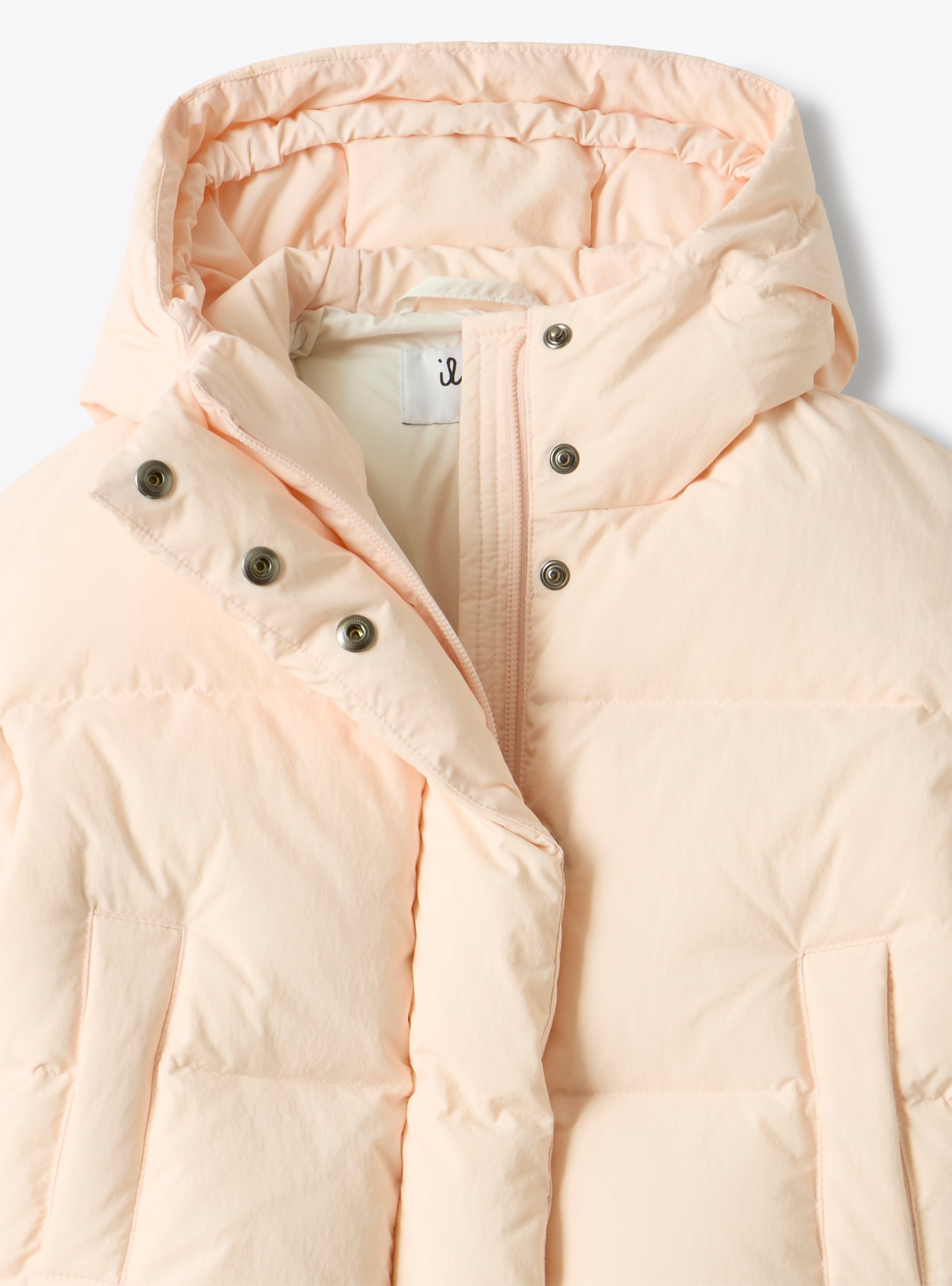 Boxy jacket in recycled nylon - Роза | Il Gufo