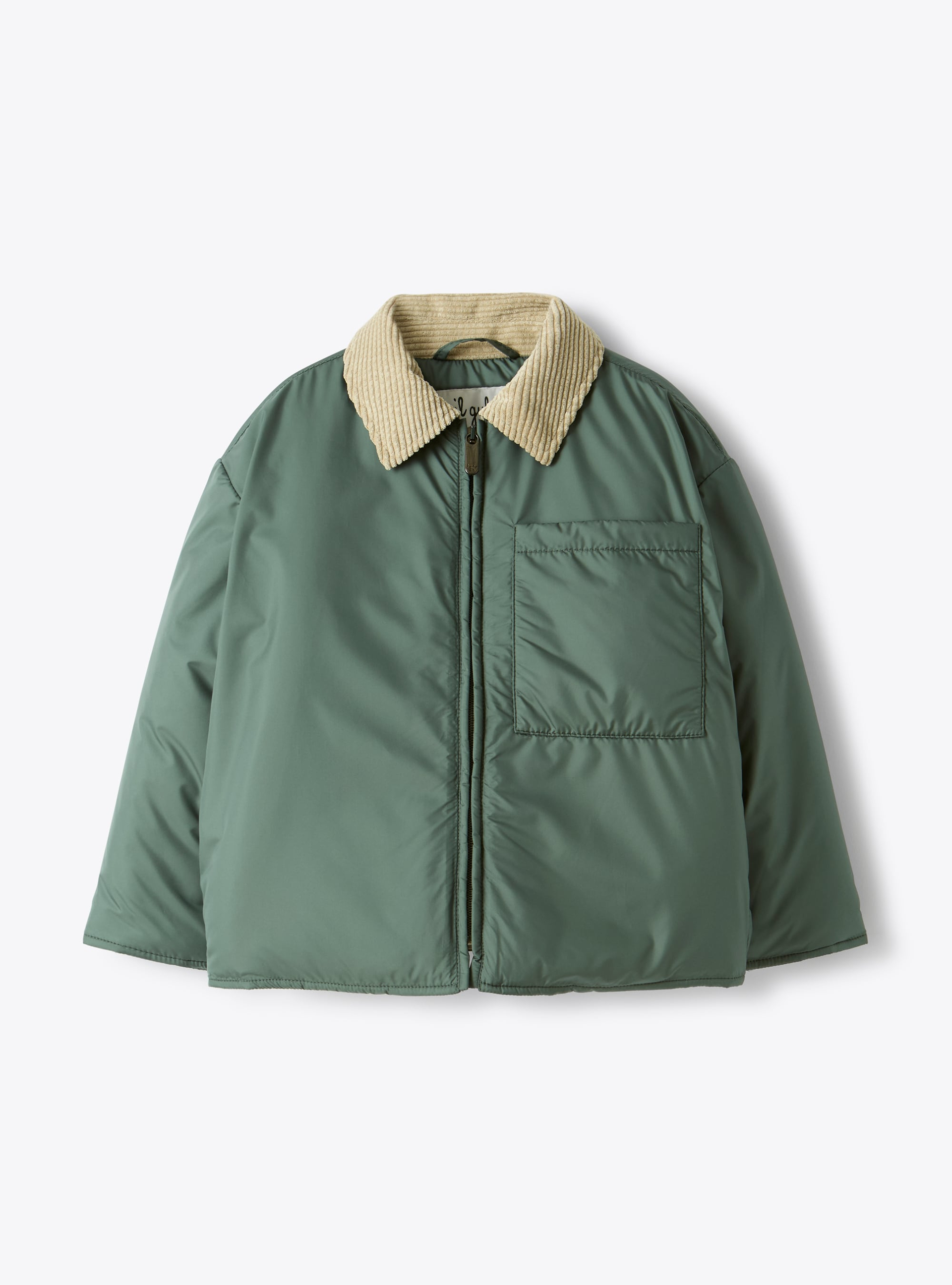 Eco-padded jacket in microfiber nylon - куртки - Il Gufo