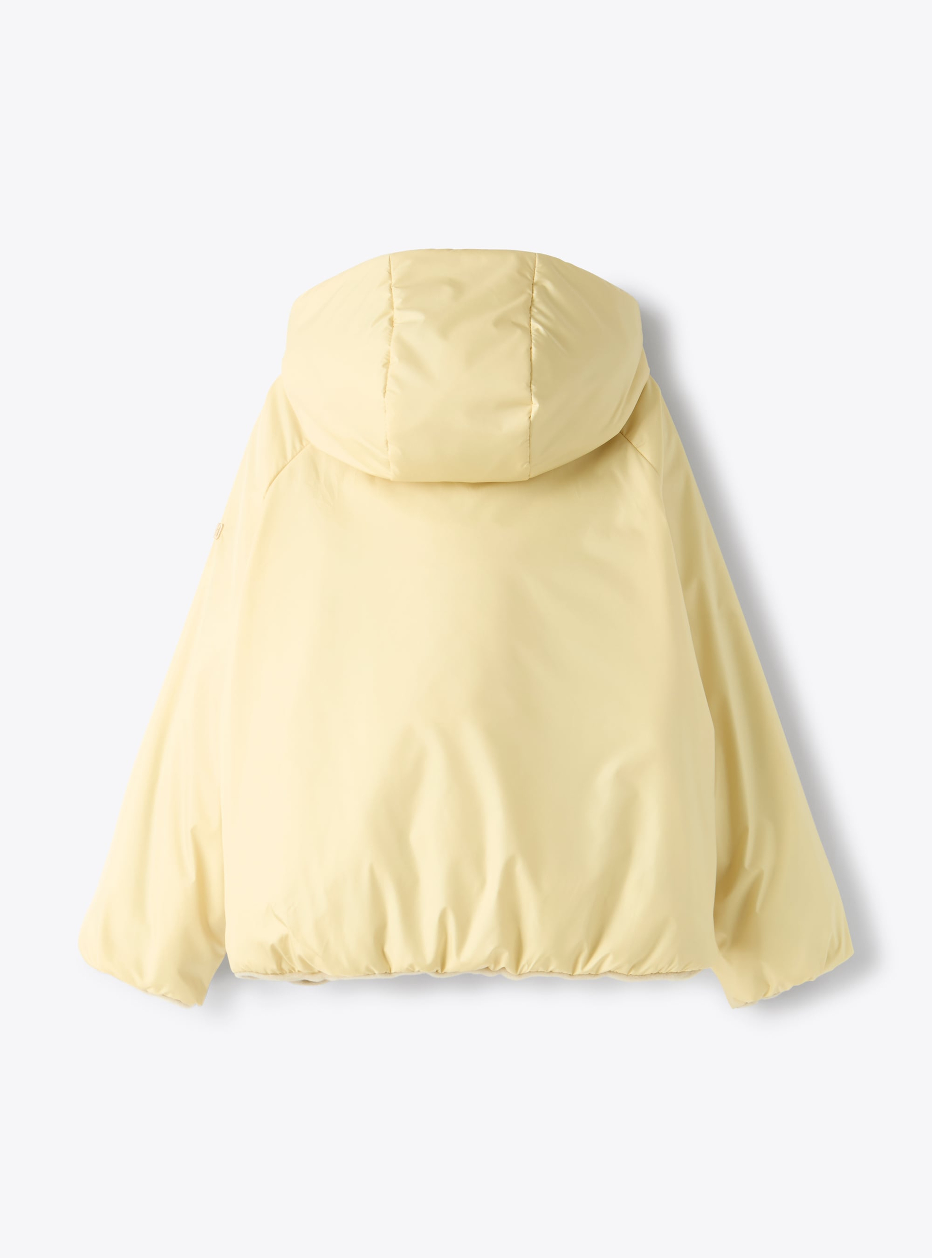 Reversible jacket in nylon and fleece - Желтый | Il Gufo