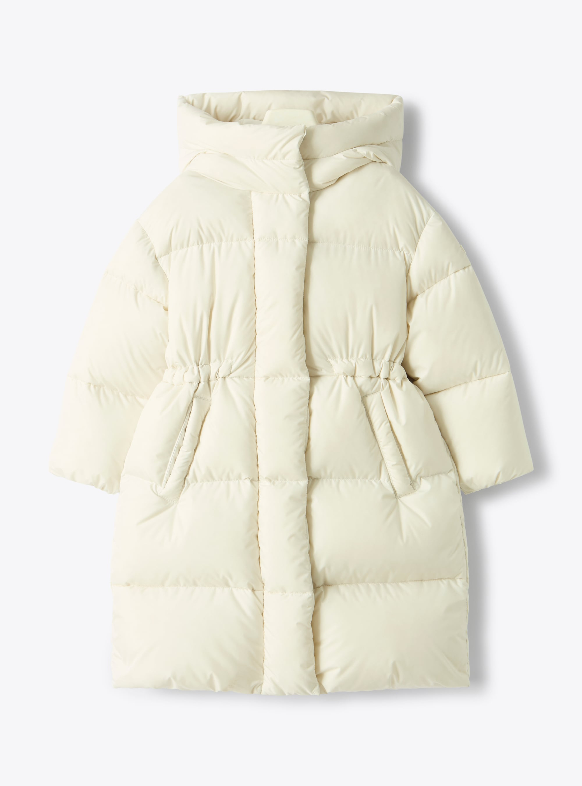 Flared down jacket with hood - БЕЛЫЙ | Il Gufo