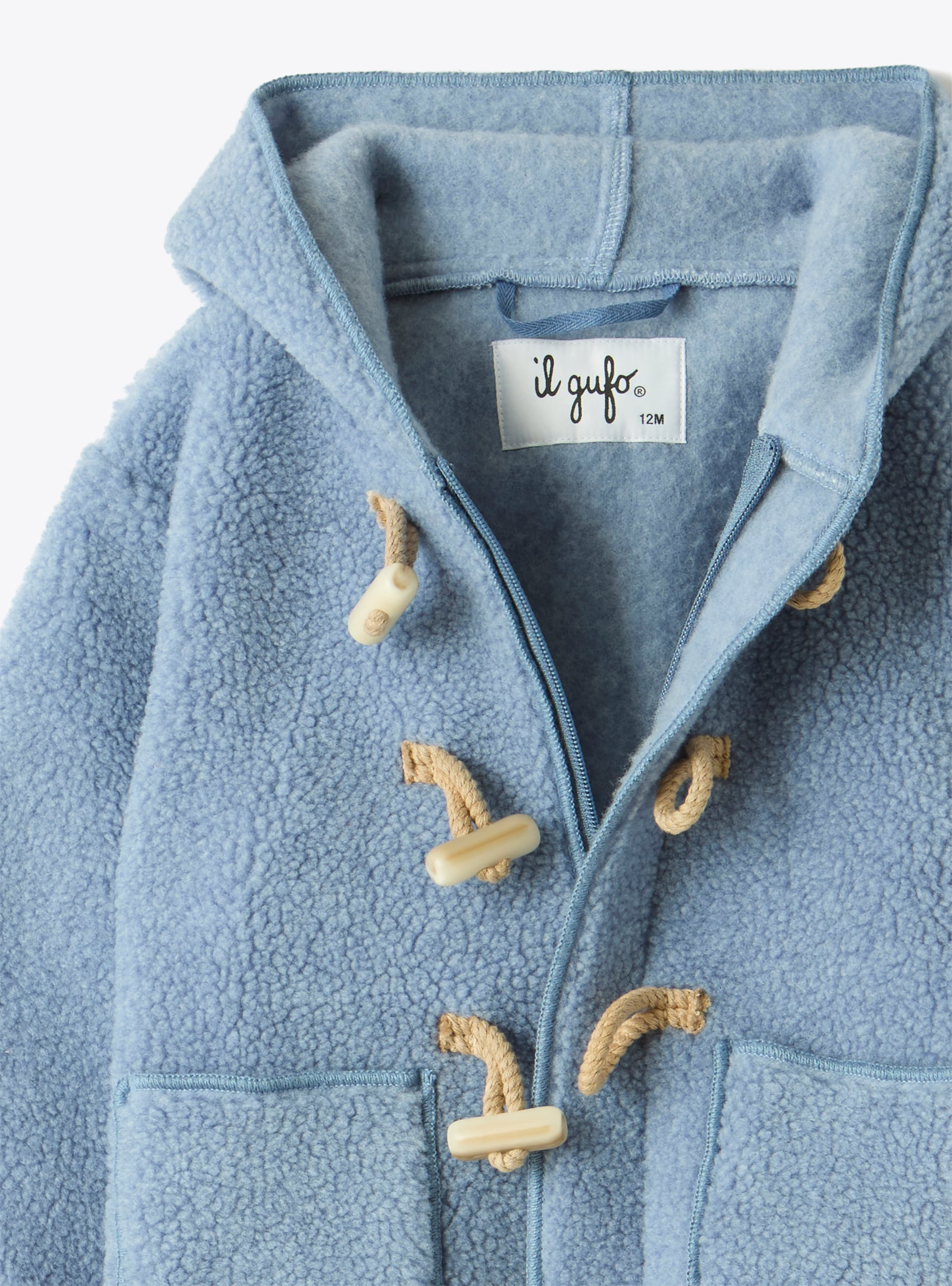 Montgomery in pile teddy - Blu | Il Gufo