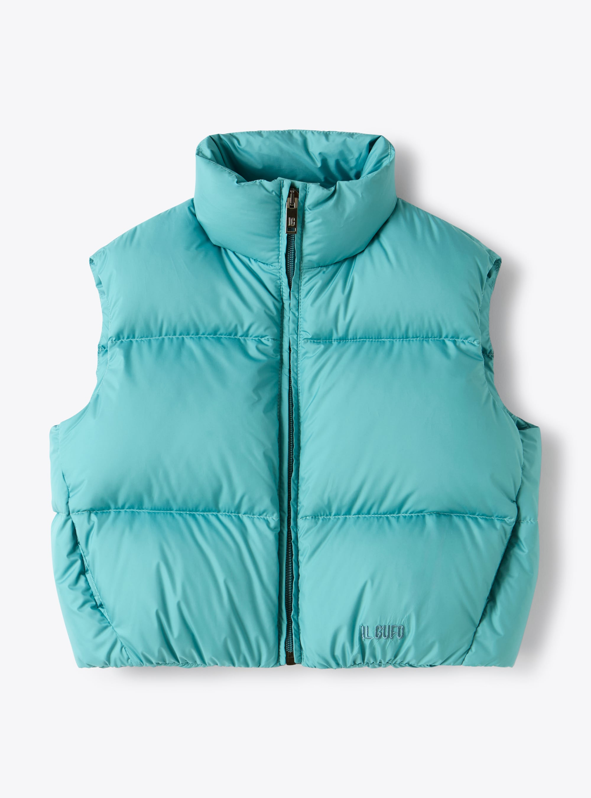 Gilet boxy en nylon microfibre - Doudounes - Il Gufo