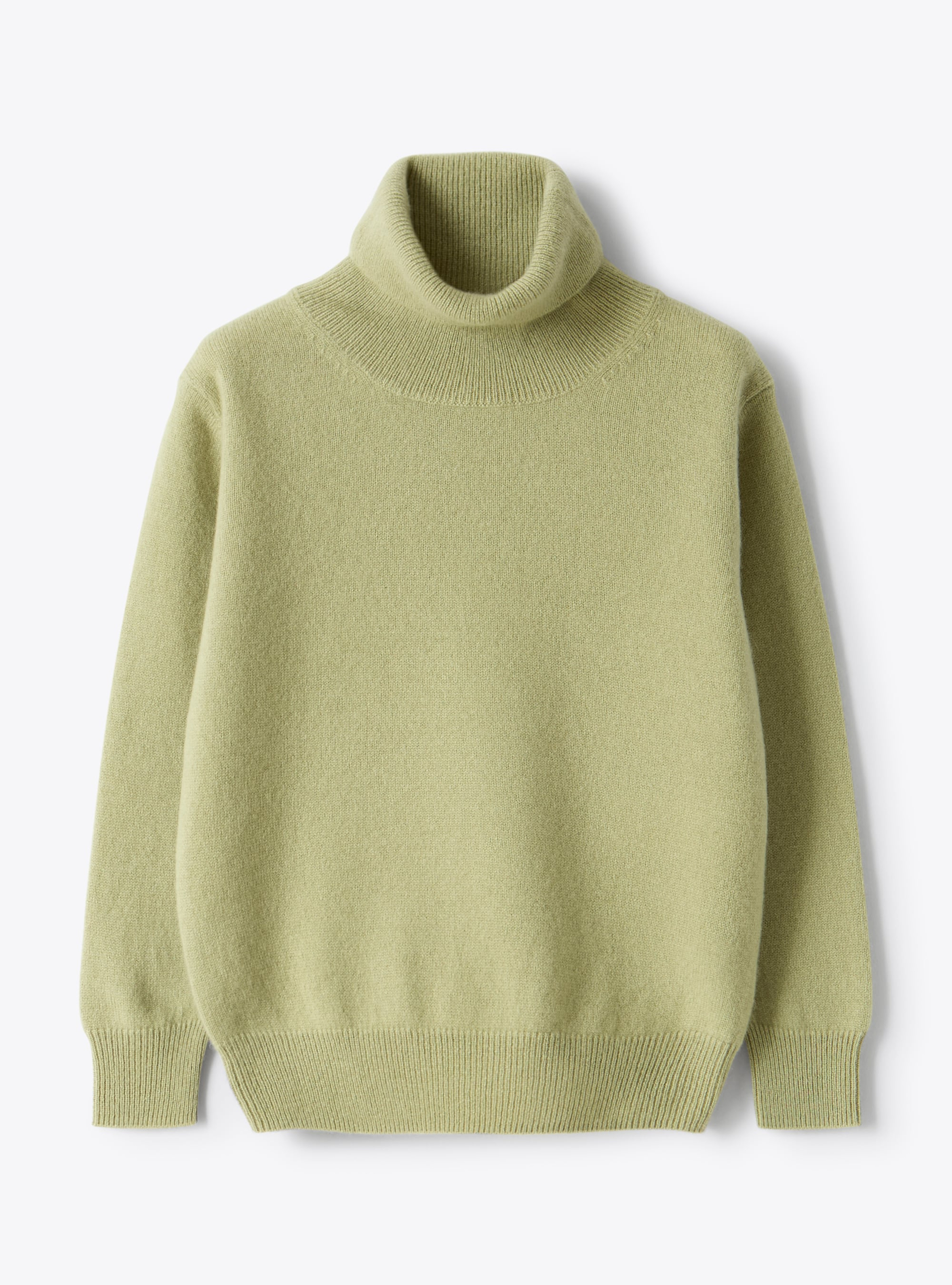 Cashmere turtleneck sweater - Green | Il Gufo