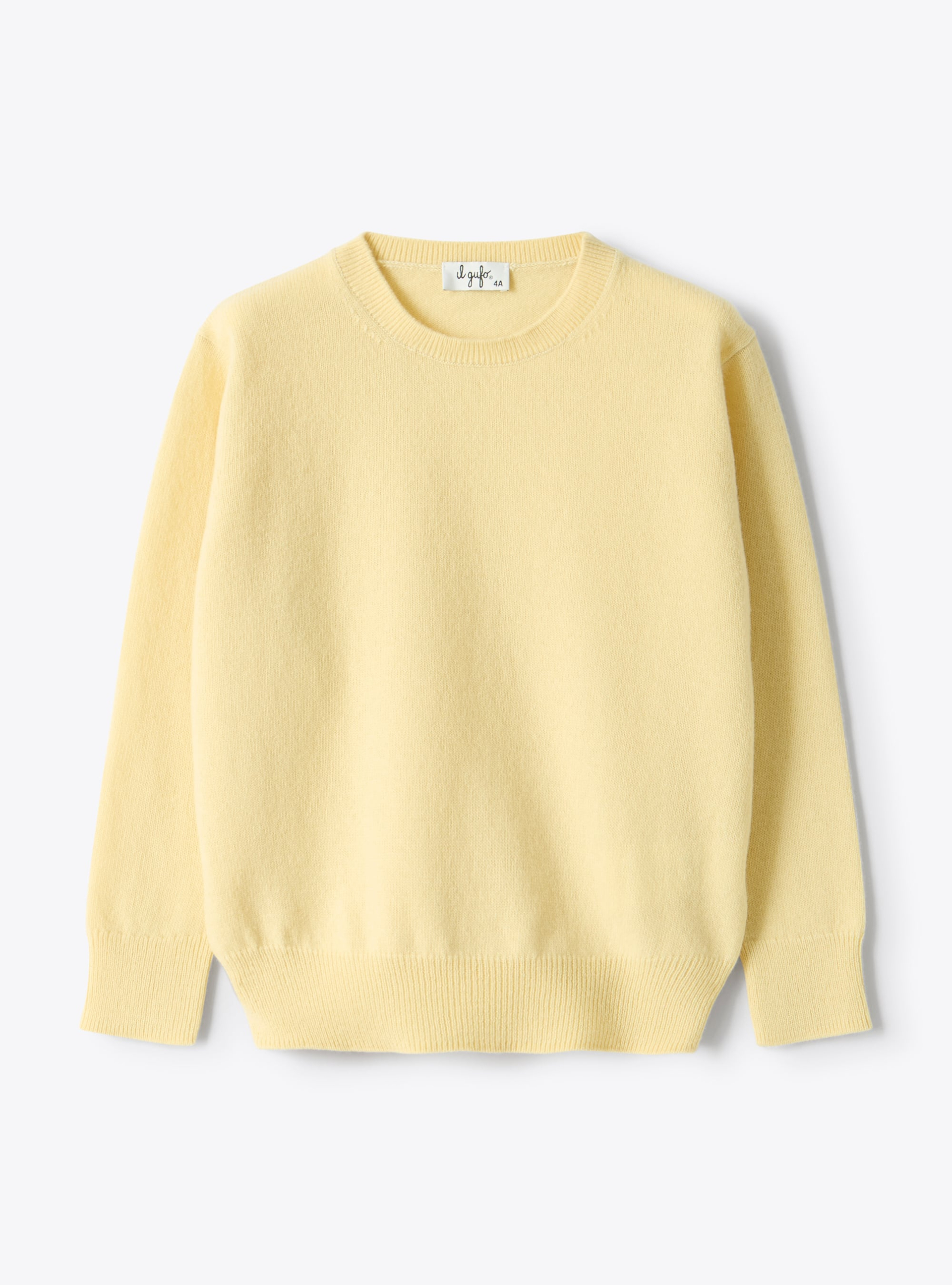 Rollkragenpullover aus Merinowolle - Gelb | Il Gufo