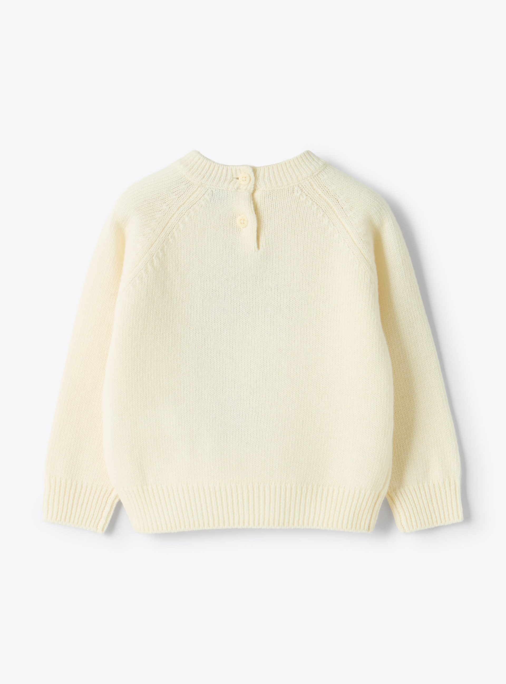 Merino wool sweater with a dachshund design - Sweaters - Il Gufo