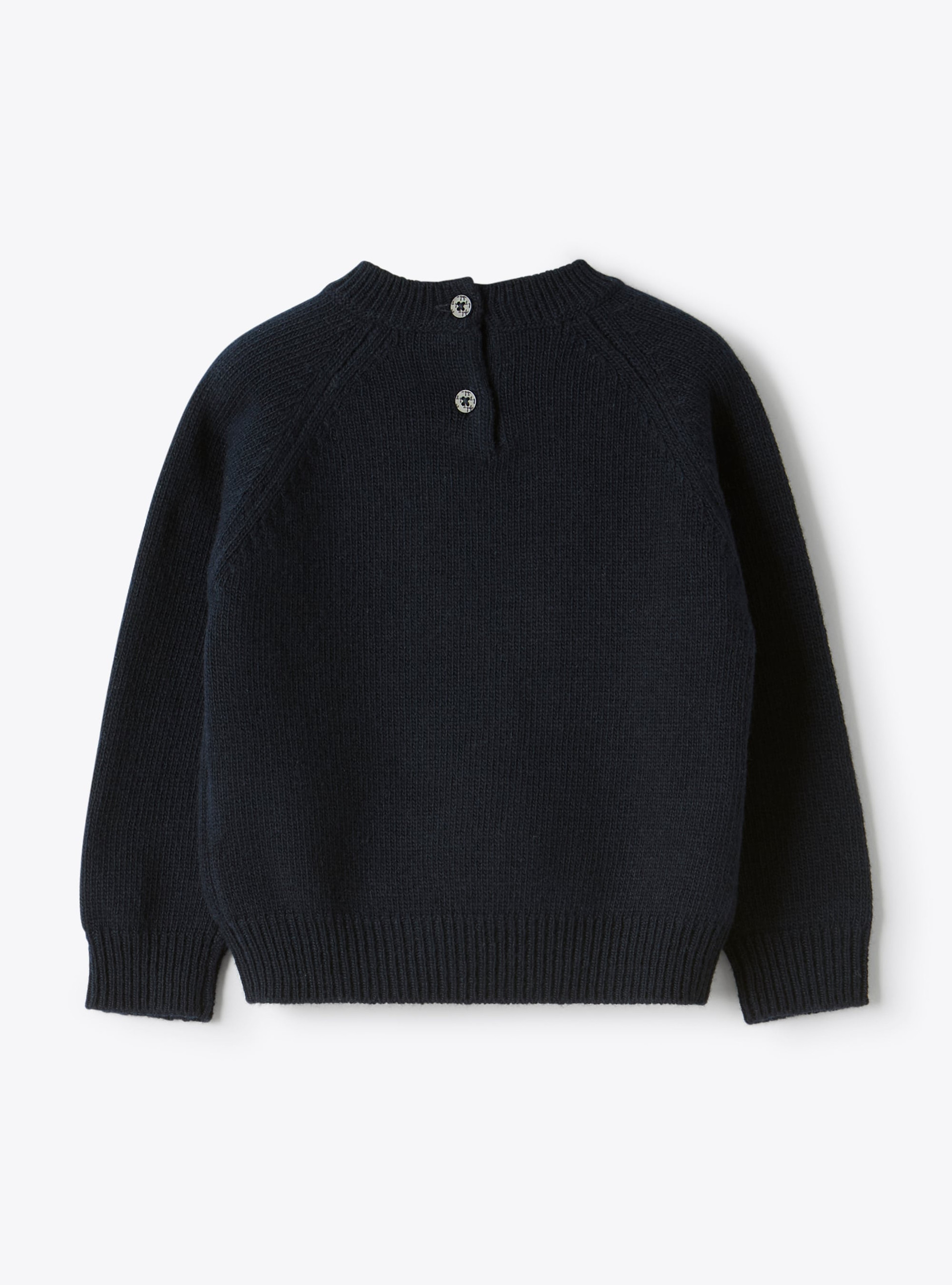 Merino wool sweater with a dachshund design - Sweaters - Il Gufo