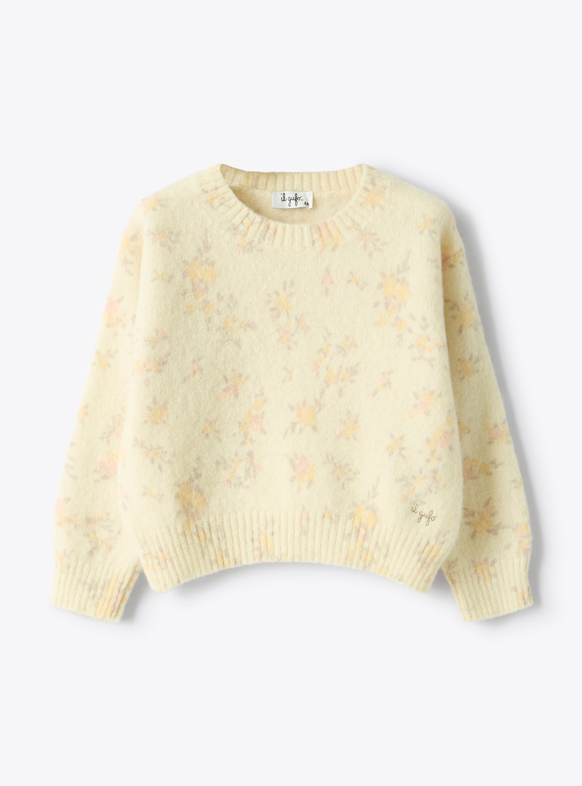Floral alpaca-blend sweater - Sweaters - Il Gufo