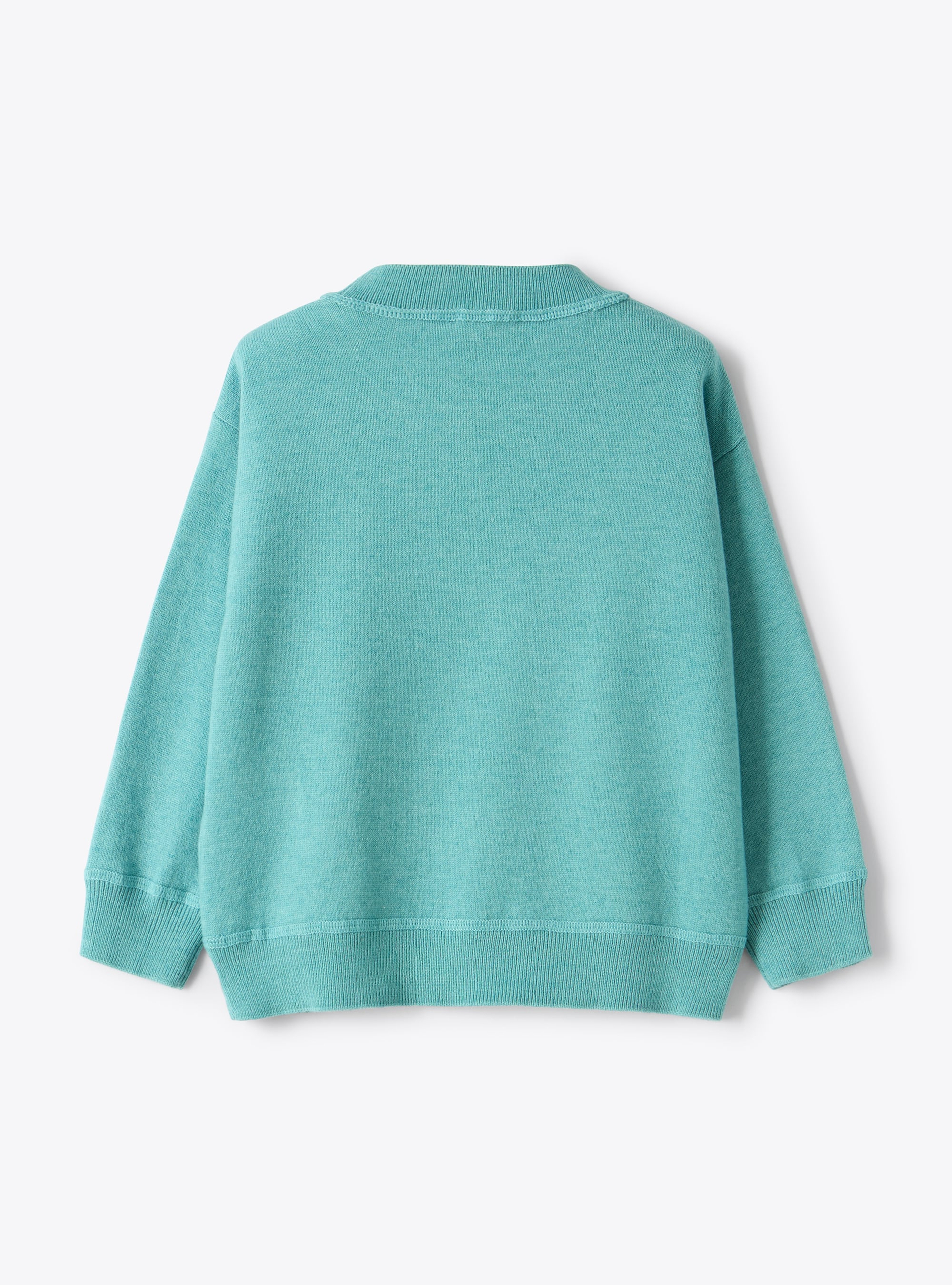 Maglione in misto cotone - Azzurro | Il Gufo