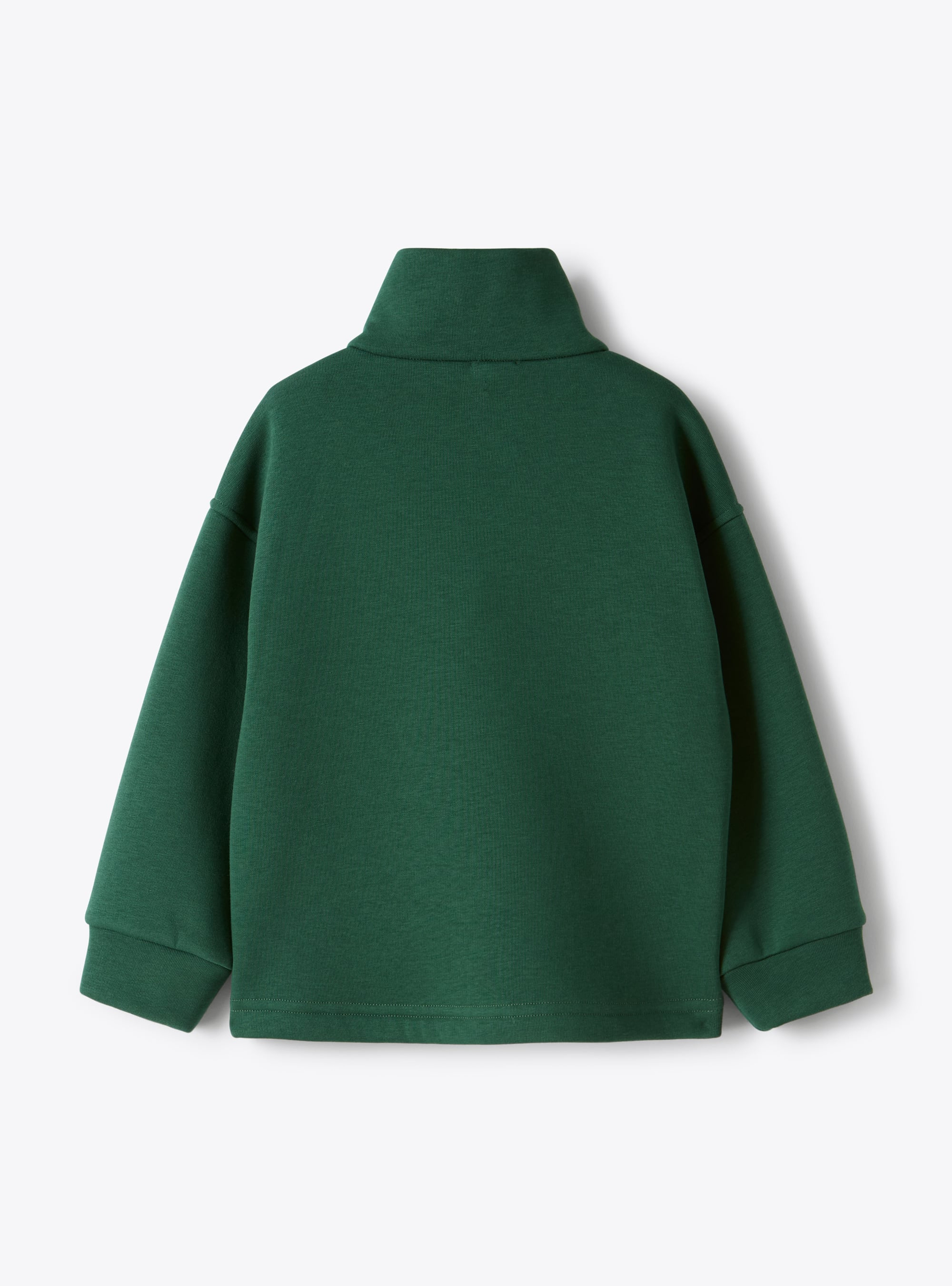 Sweatshirt with high collar and zipper - Толстовки - Il Gufo