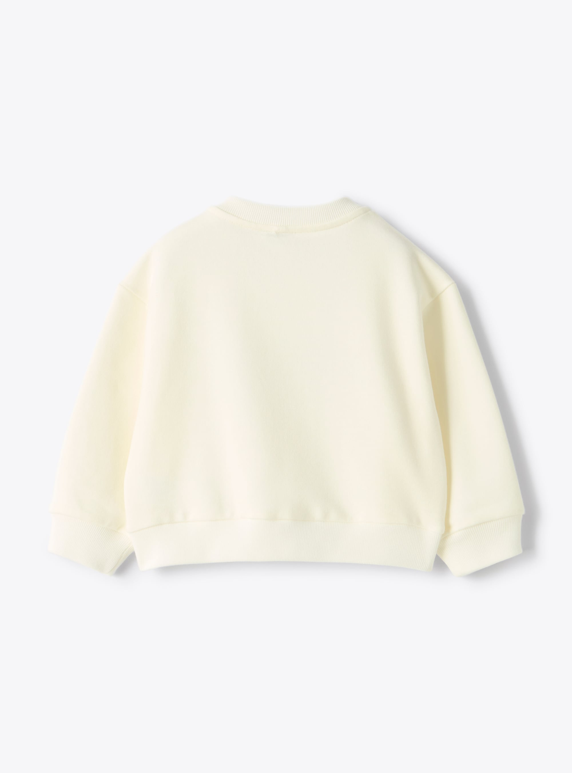 Cotton sweatshirt with logo embroidery - Sweatshirts - Il Gufo
