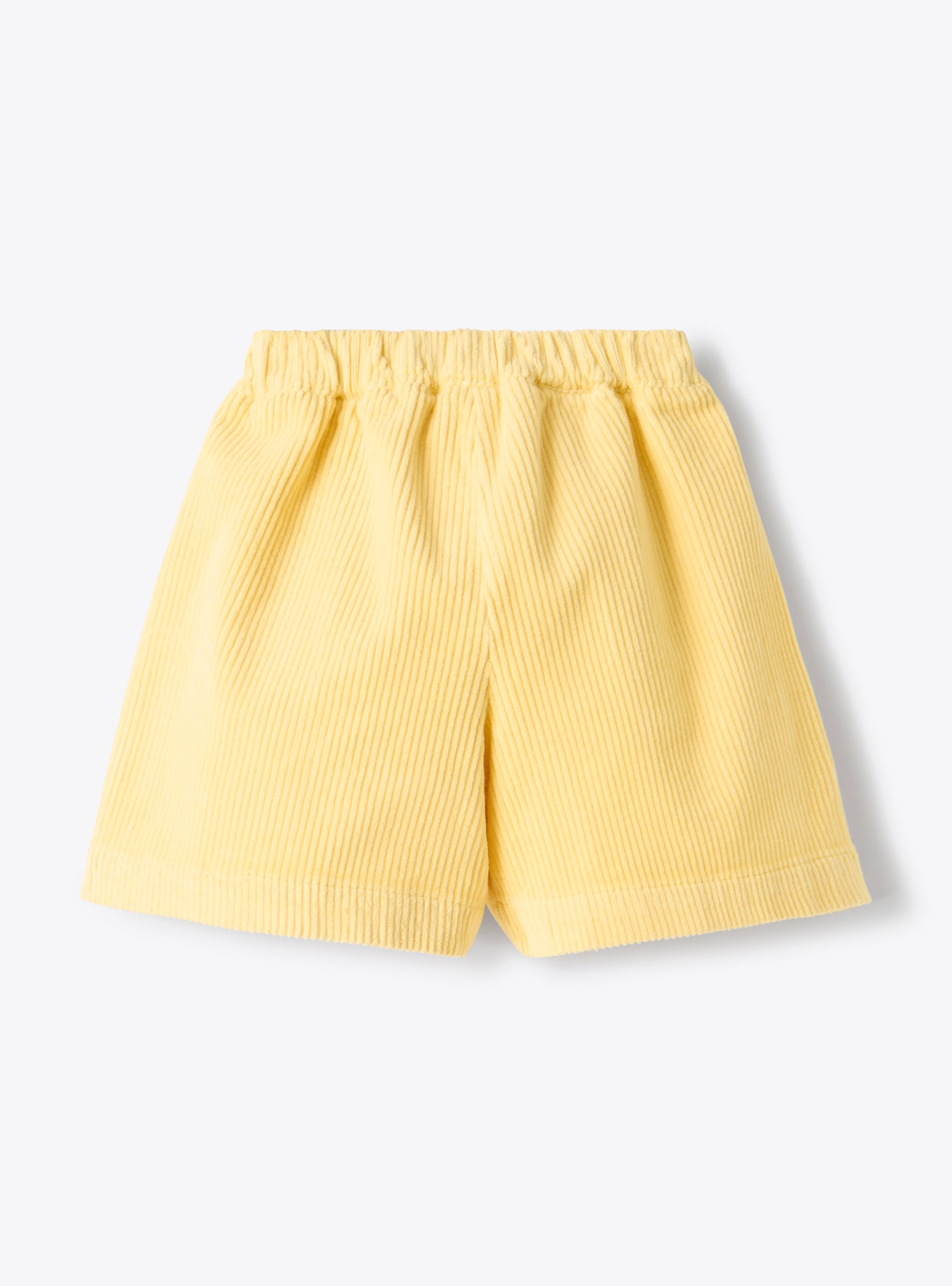 Velvet bermuda shorts with pleats - Trousers - Il Gufo