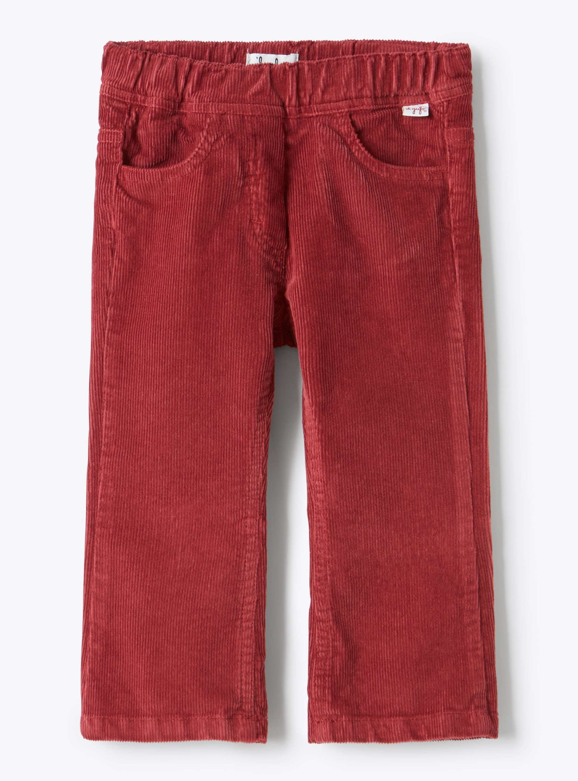 Pantalon évasé en velours côtelé - Pantalons - Il Gufo