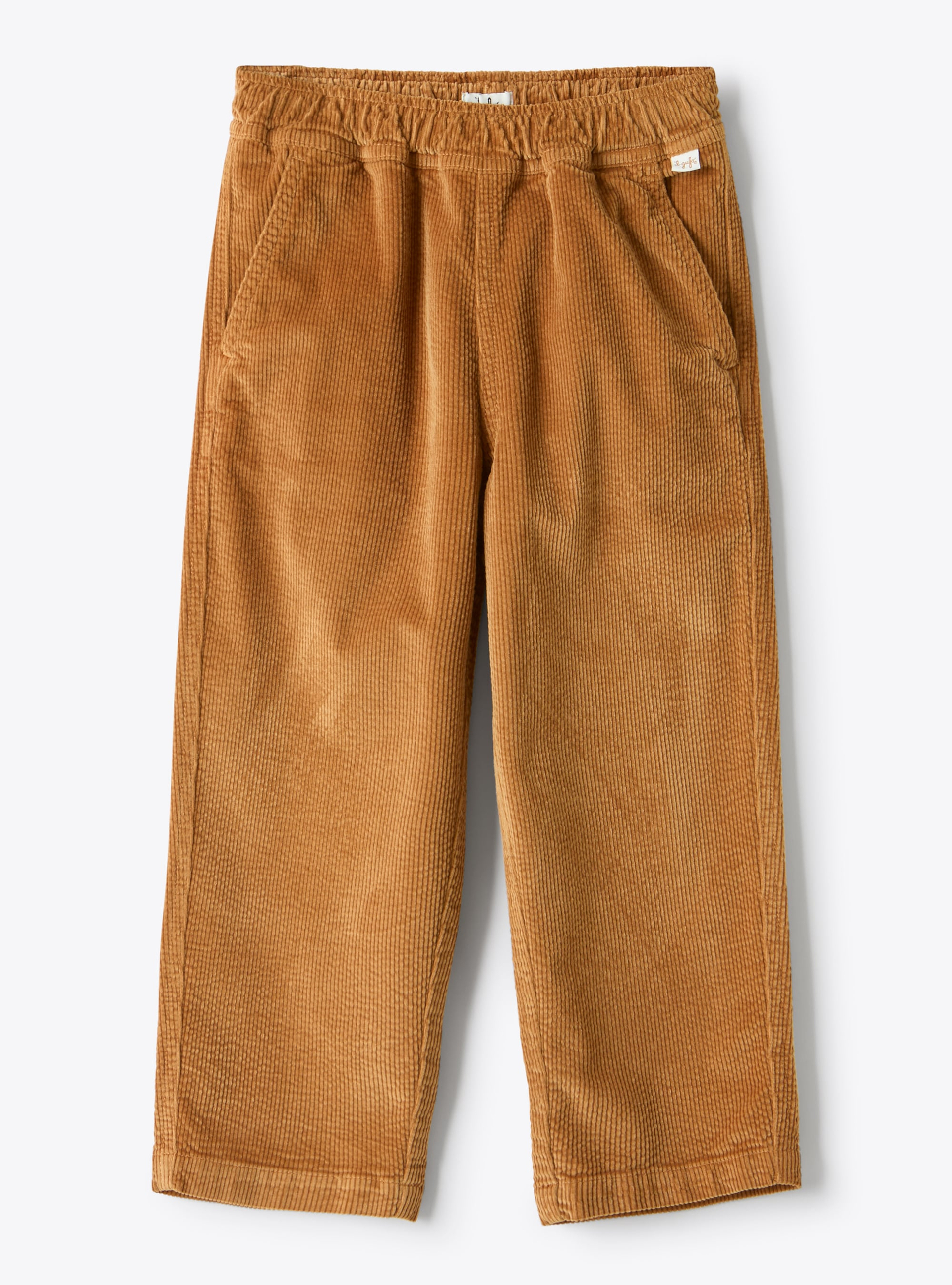 Corduroy carrot pants - Brown | Il Gufo