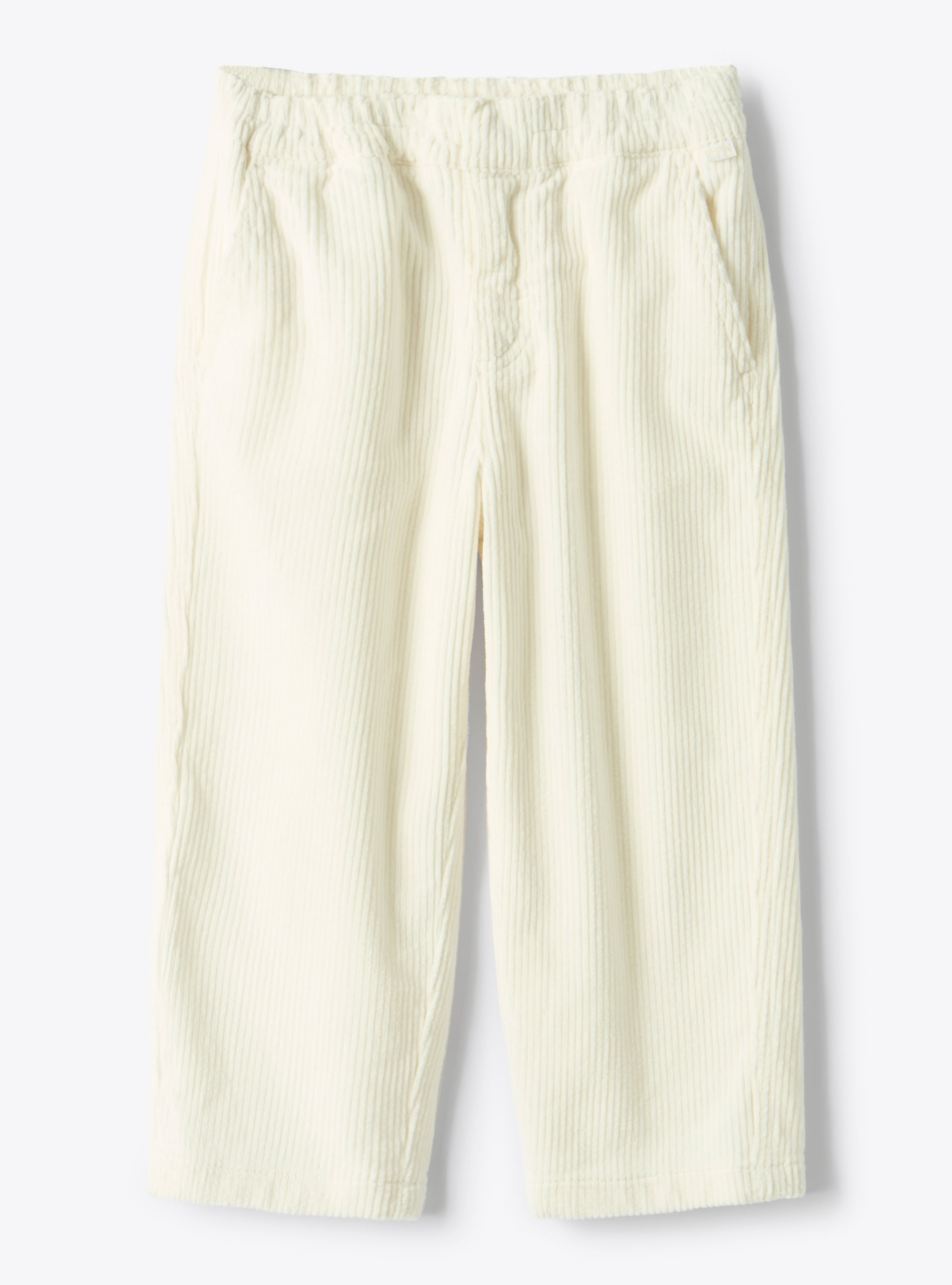 Carrot pants in corduroy - White | Il Gufo