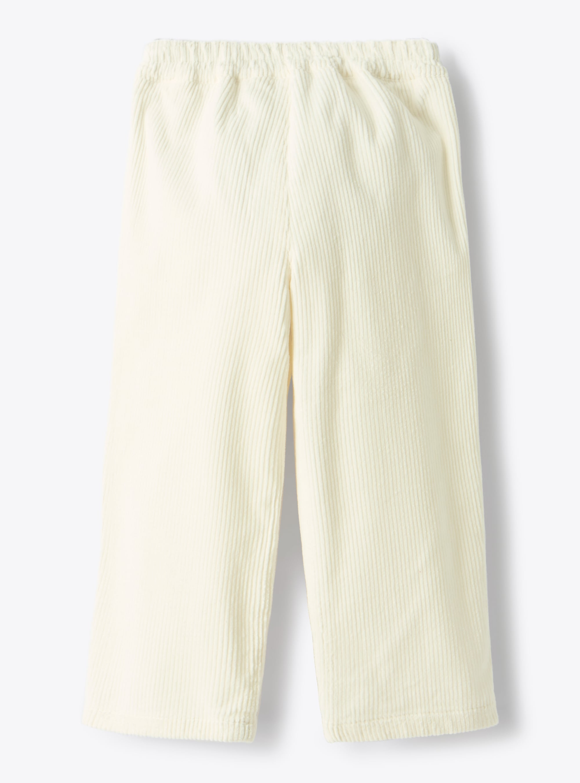 Carrot pants in corduroy - White | Il Gufo