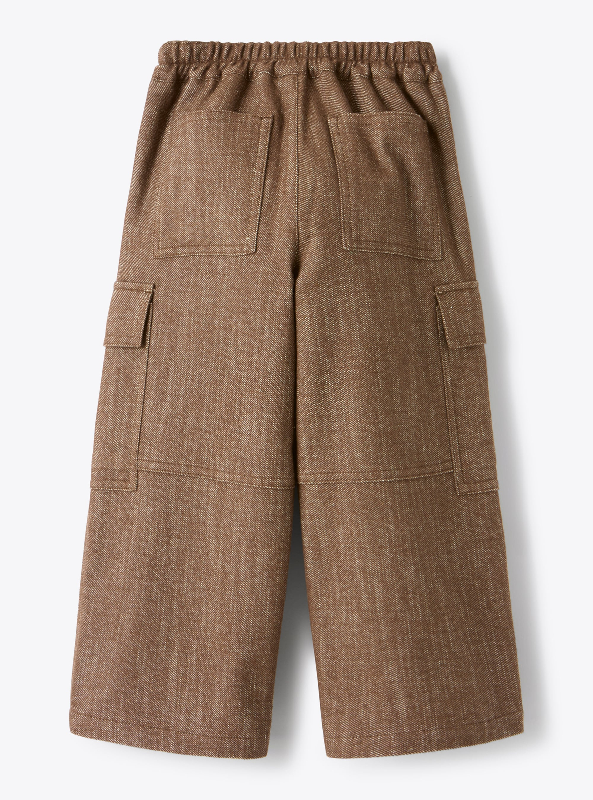 Cargo pants in cotton blend - Brown | Il Gufo