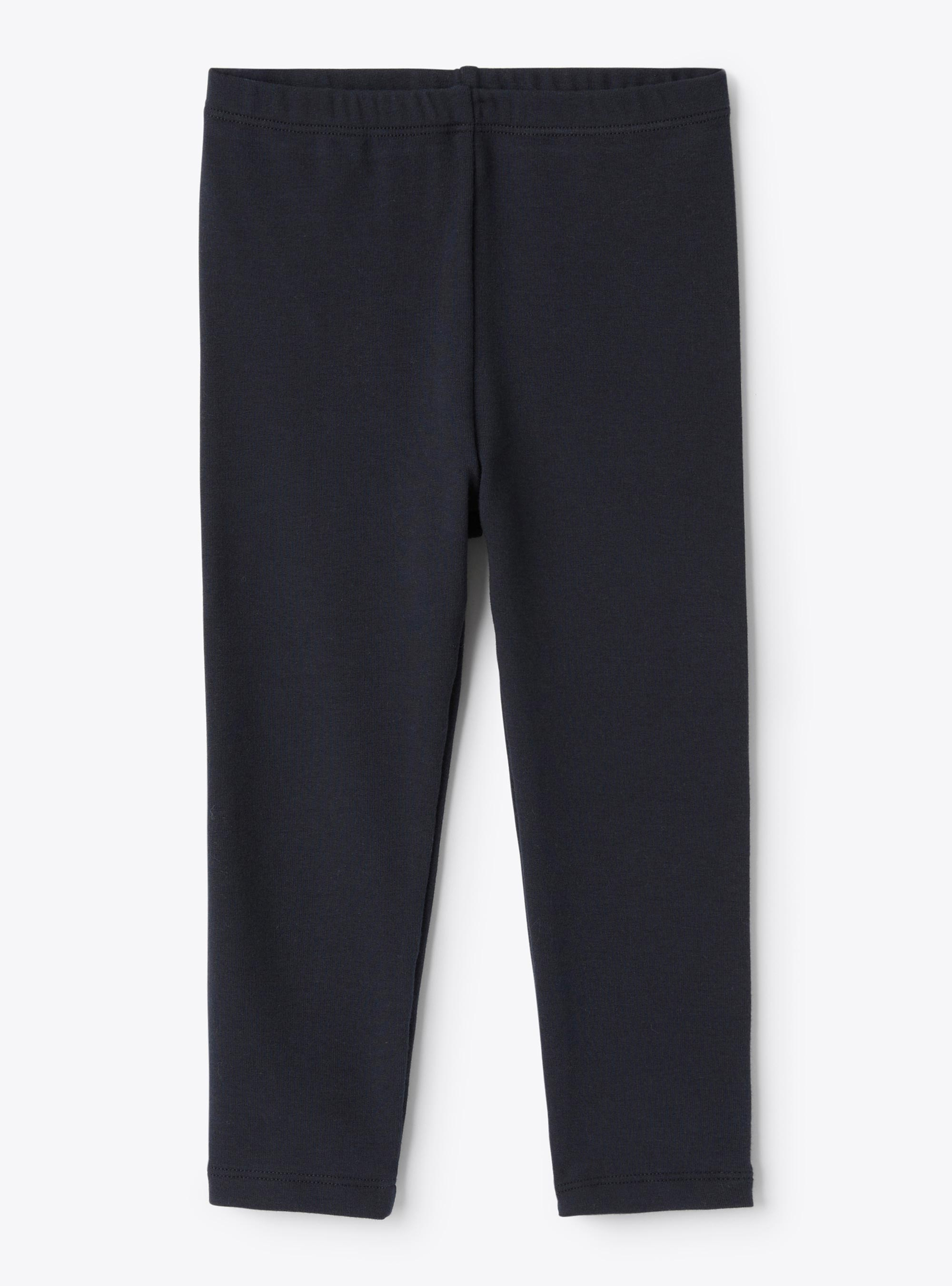 Legging en molleton stretch - Bleu | Il Gufo