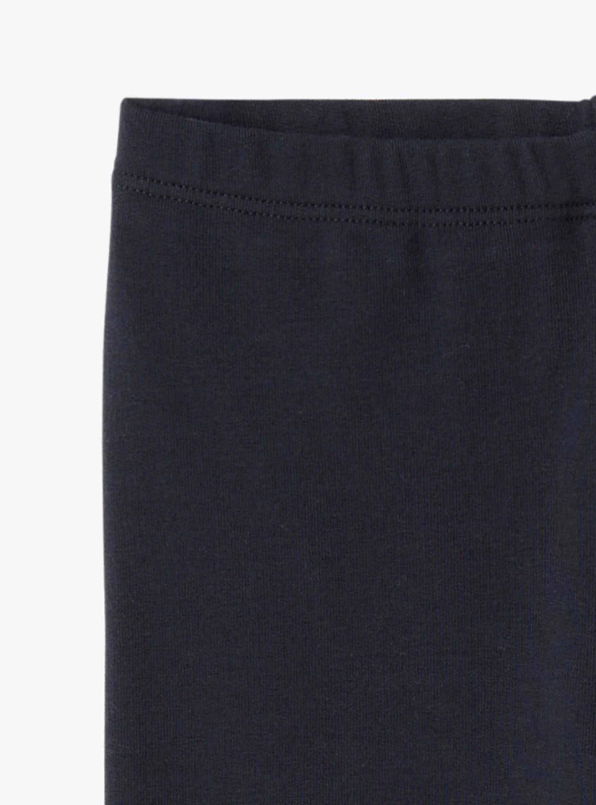 Legging en molleton stretch - Bleu | Il Gufo