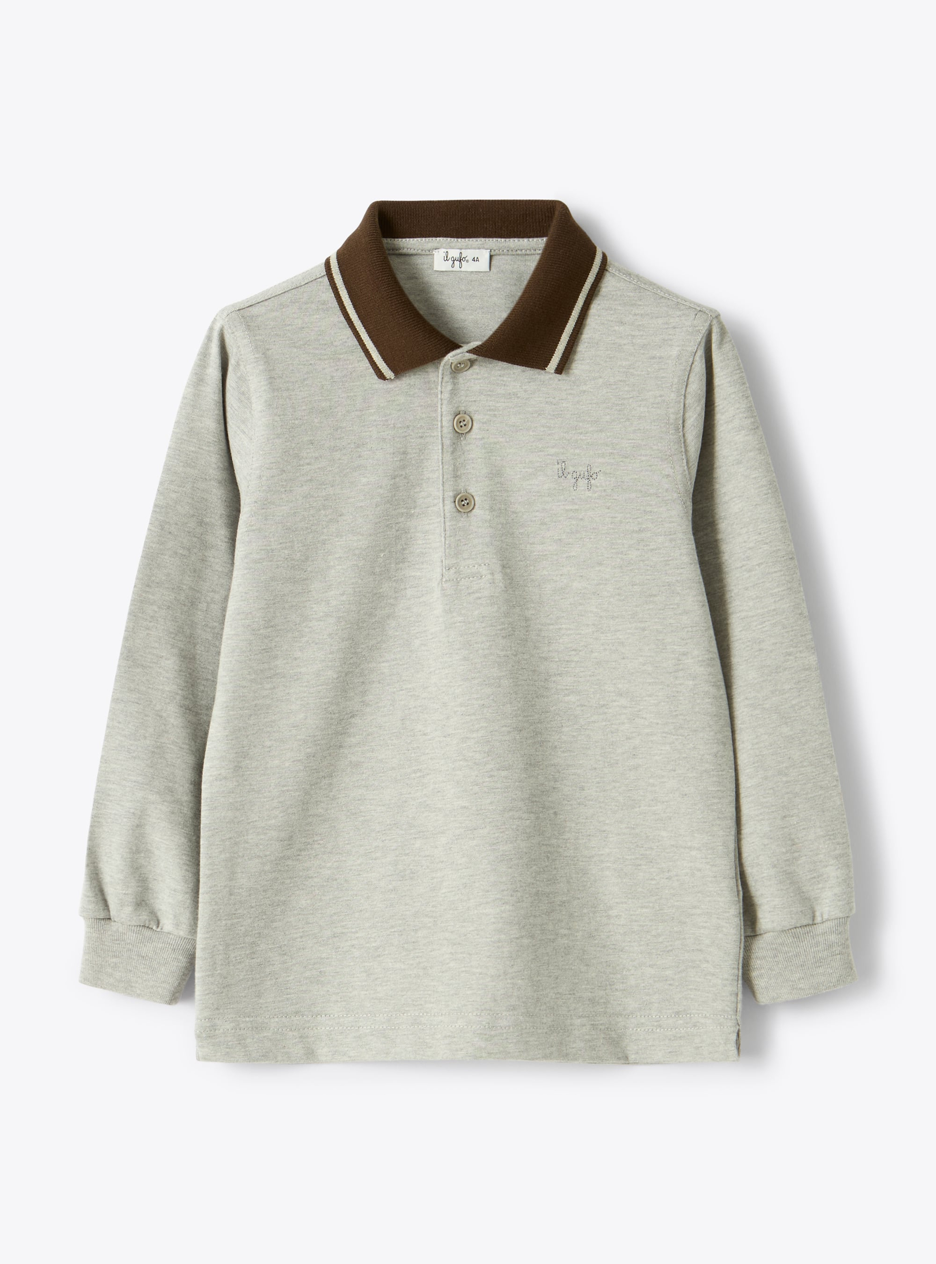 Polo shirt in cotton jersey - T-shirts - Il Gufo