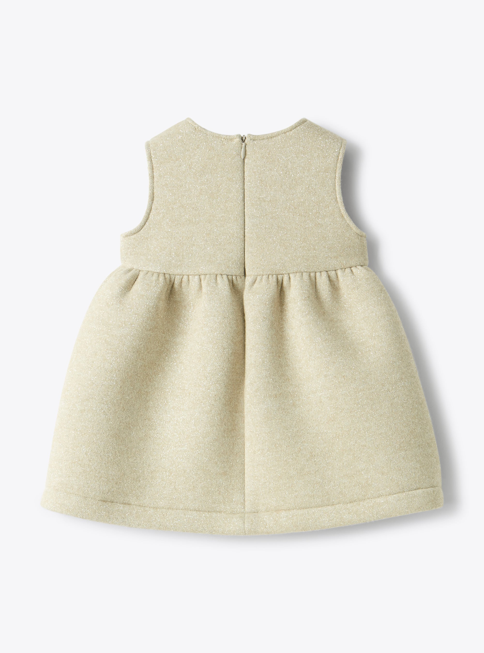 Abito scamiciato in neoprene lurex - Vestiti - Il Gufo