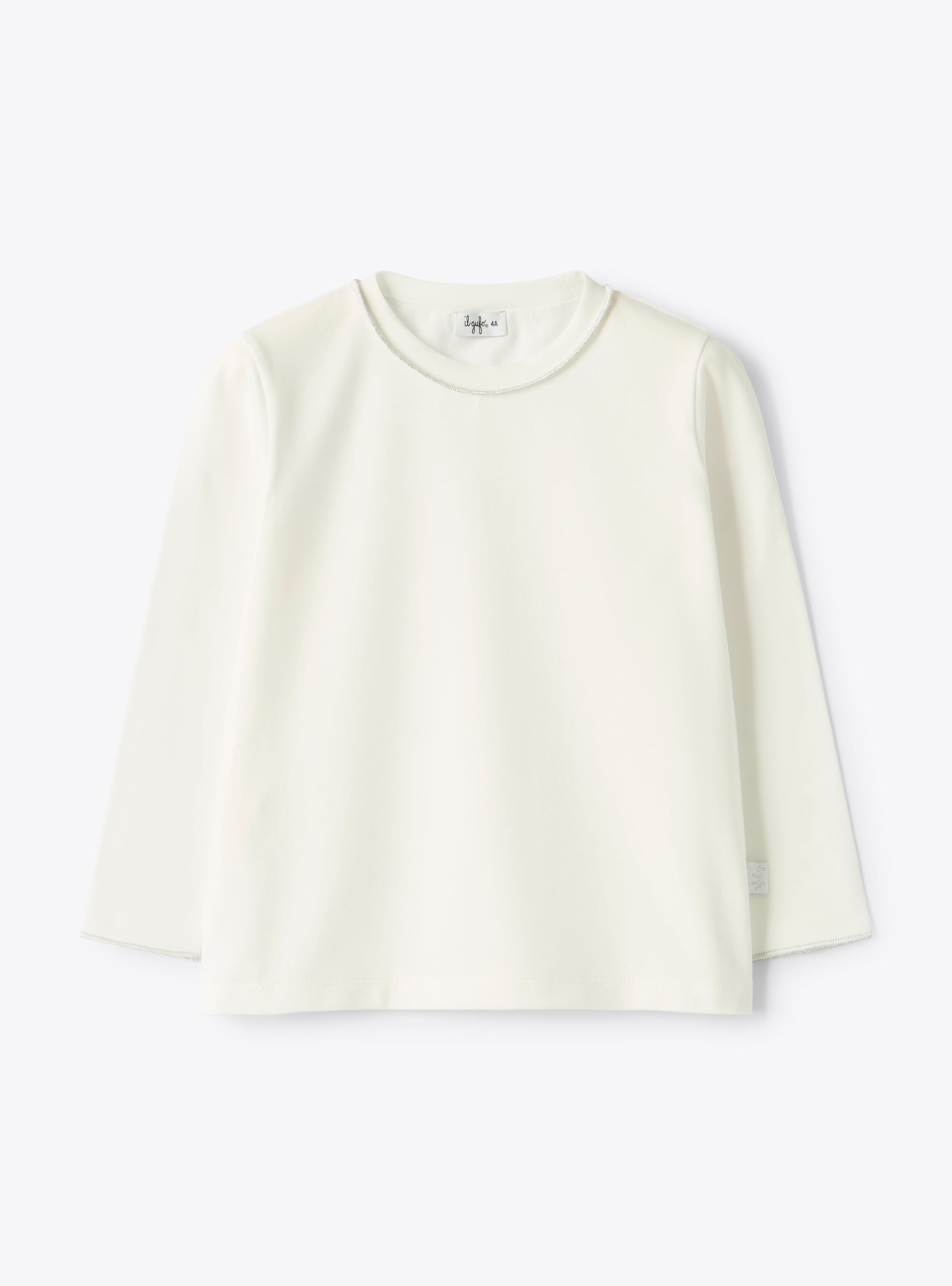 Jersey-T-Shirt mit kontrastierendem Profil - T-shirts - Il Gufo
