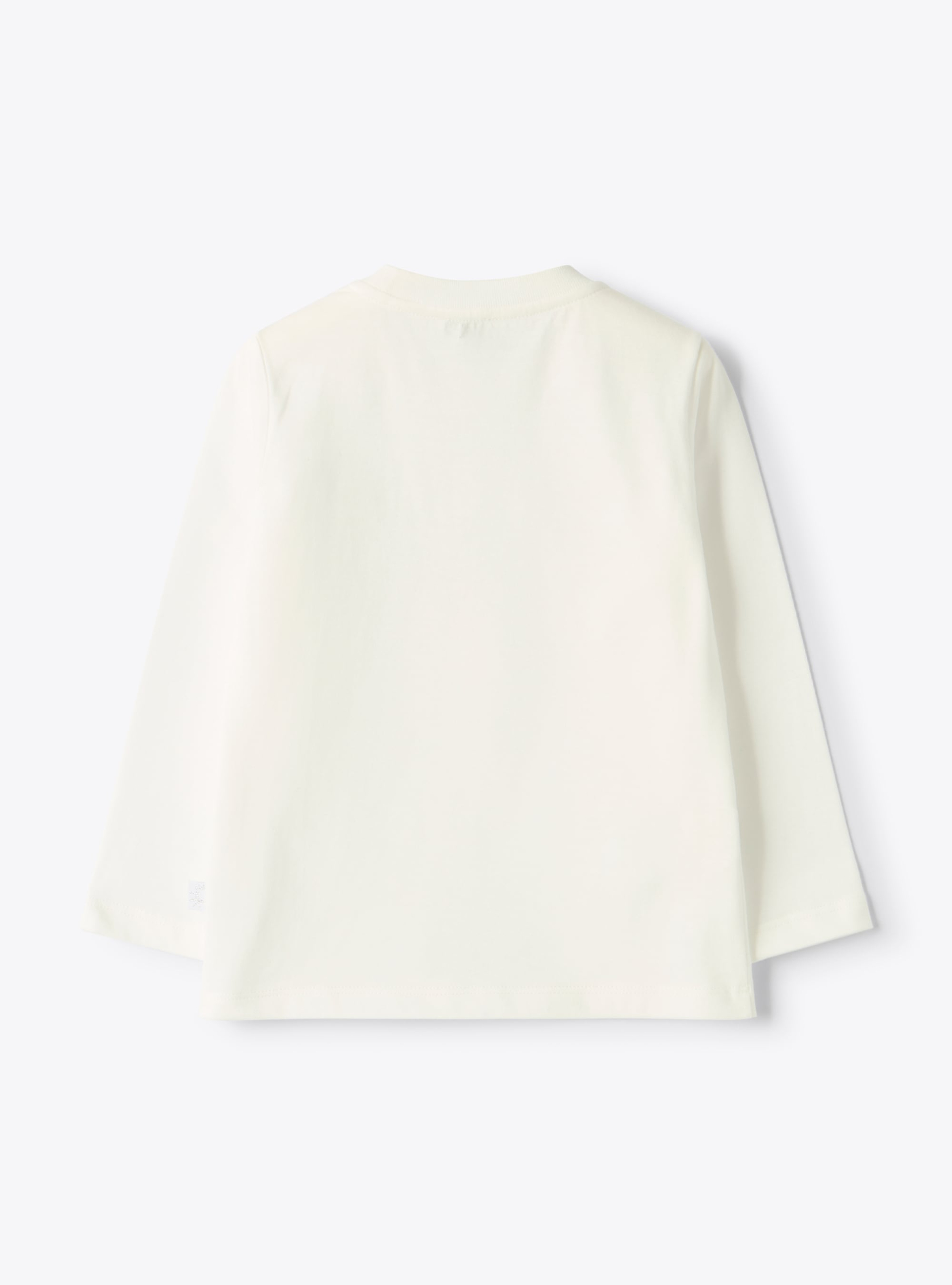 T-shirt with an appliqué heart - White | Il Gufo