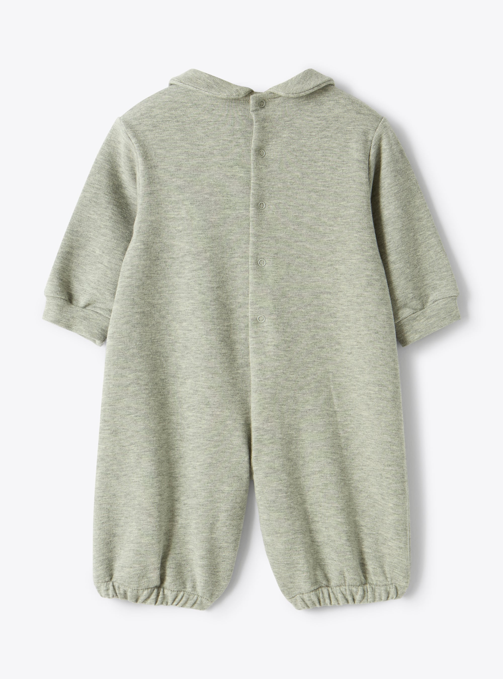 Fleece onesie with a penguin design - Babygrows - Il Gufo