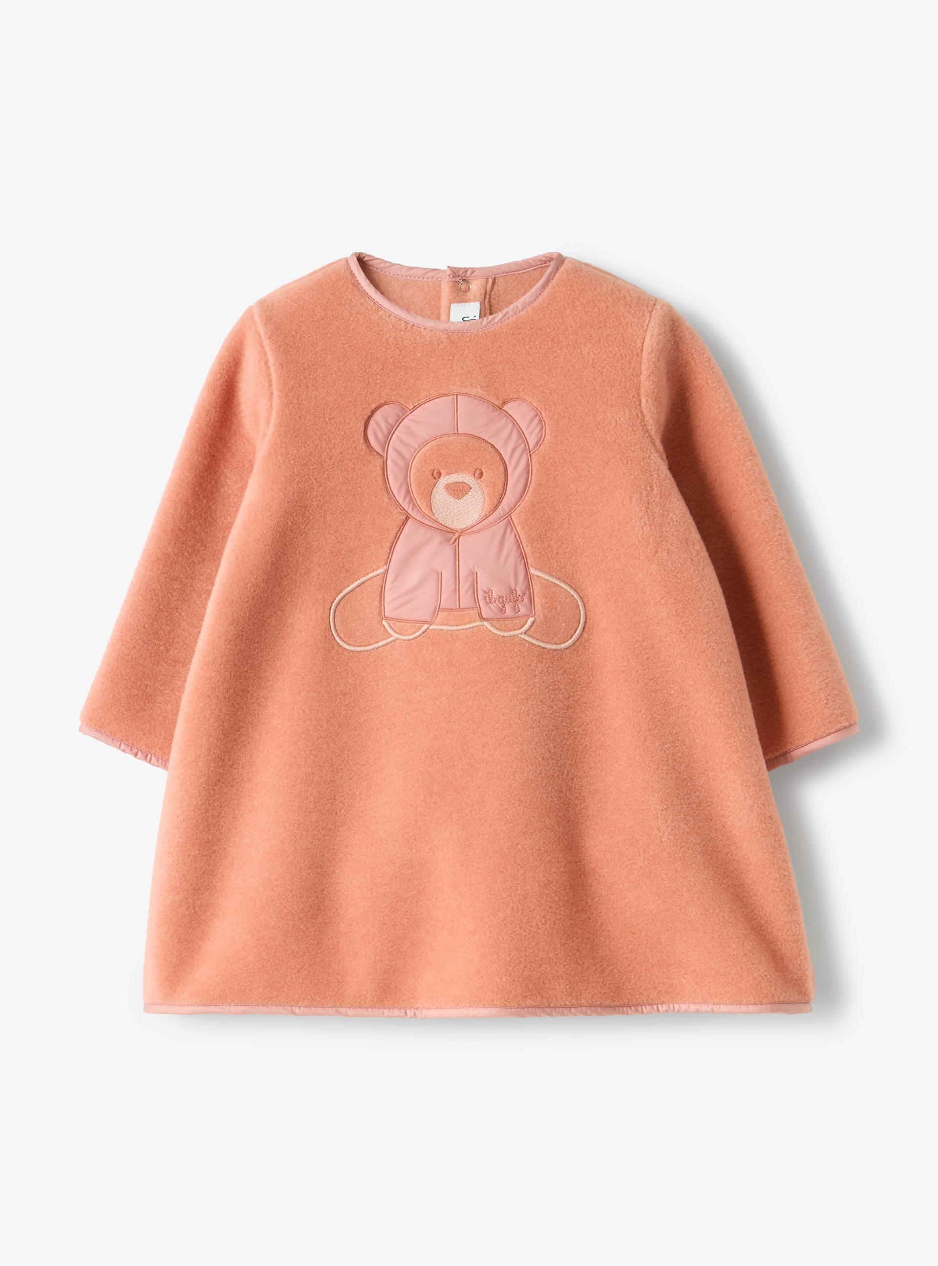 Abito in pile a trapezio - Rosa | Il Gufo