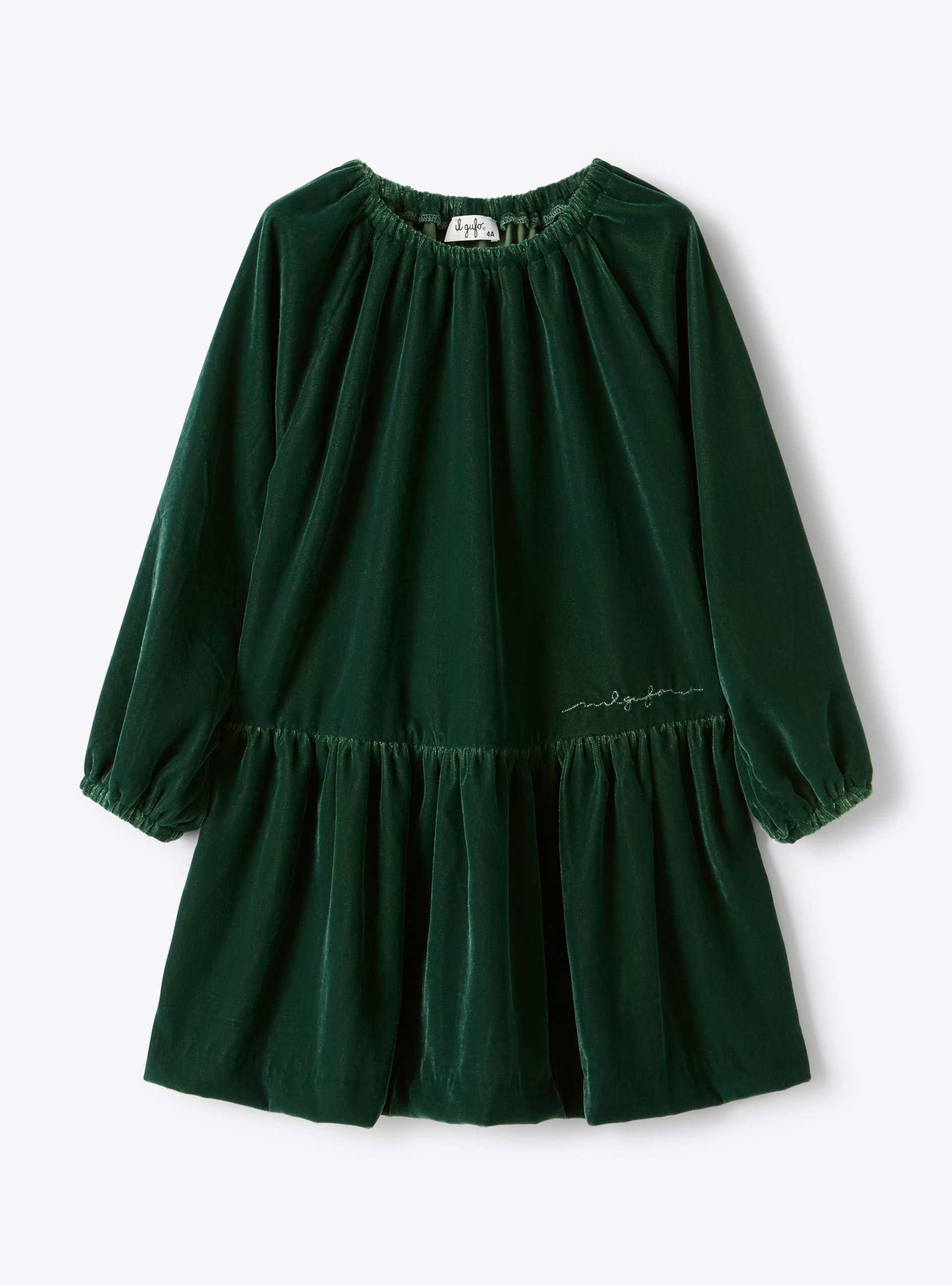 Robe évasée en velours lisse - Robes - Il Gufo