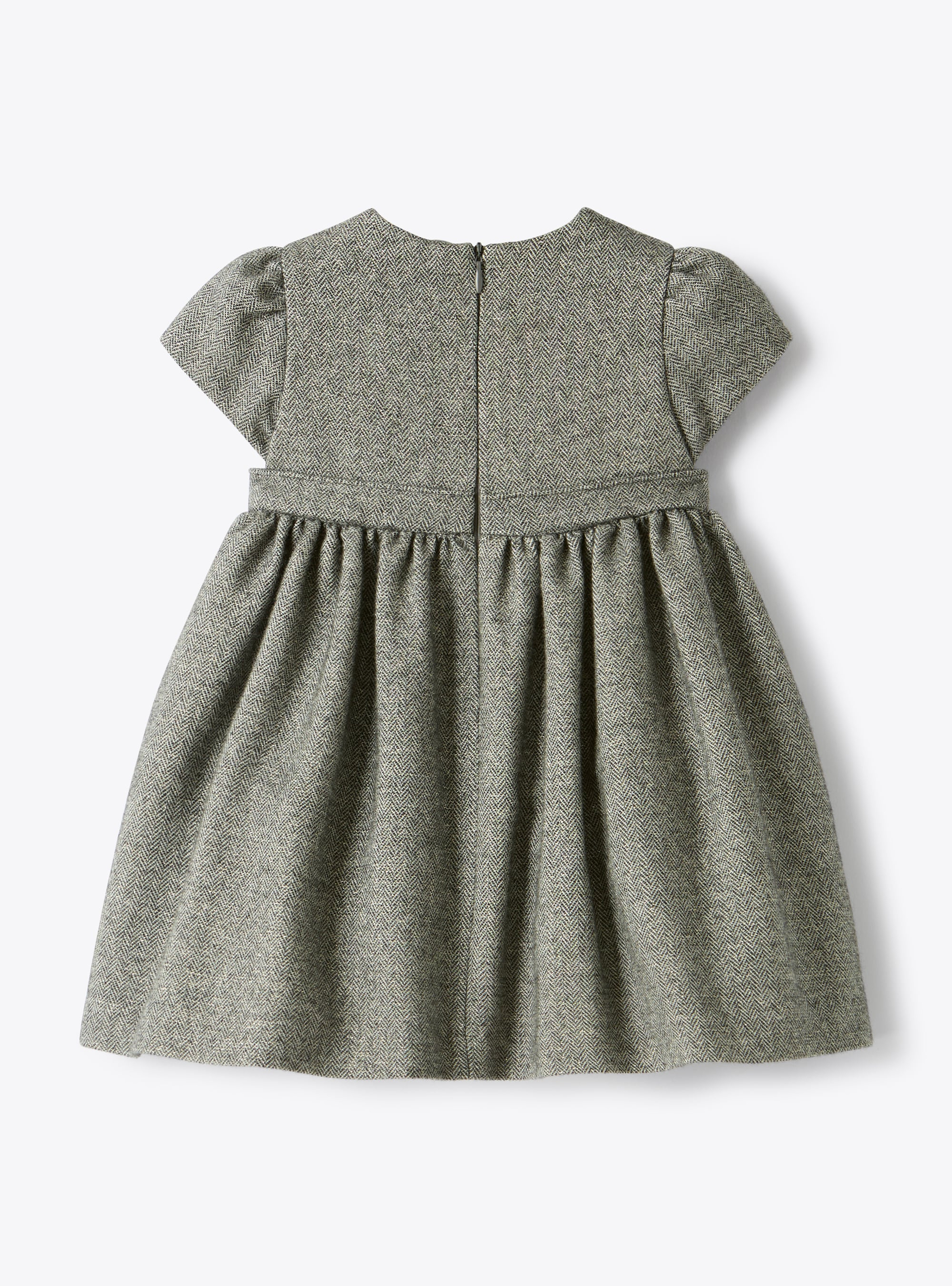 Kleid aus Woll- und Lurexgarnmischung - Grau | Il Gufo