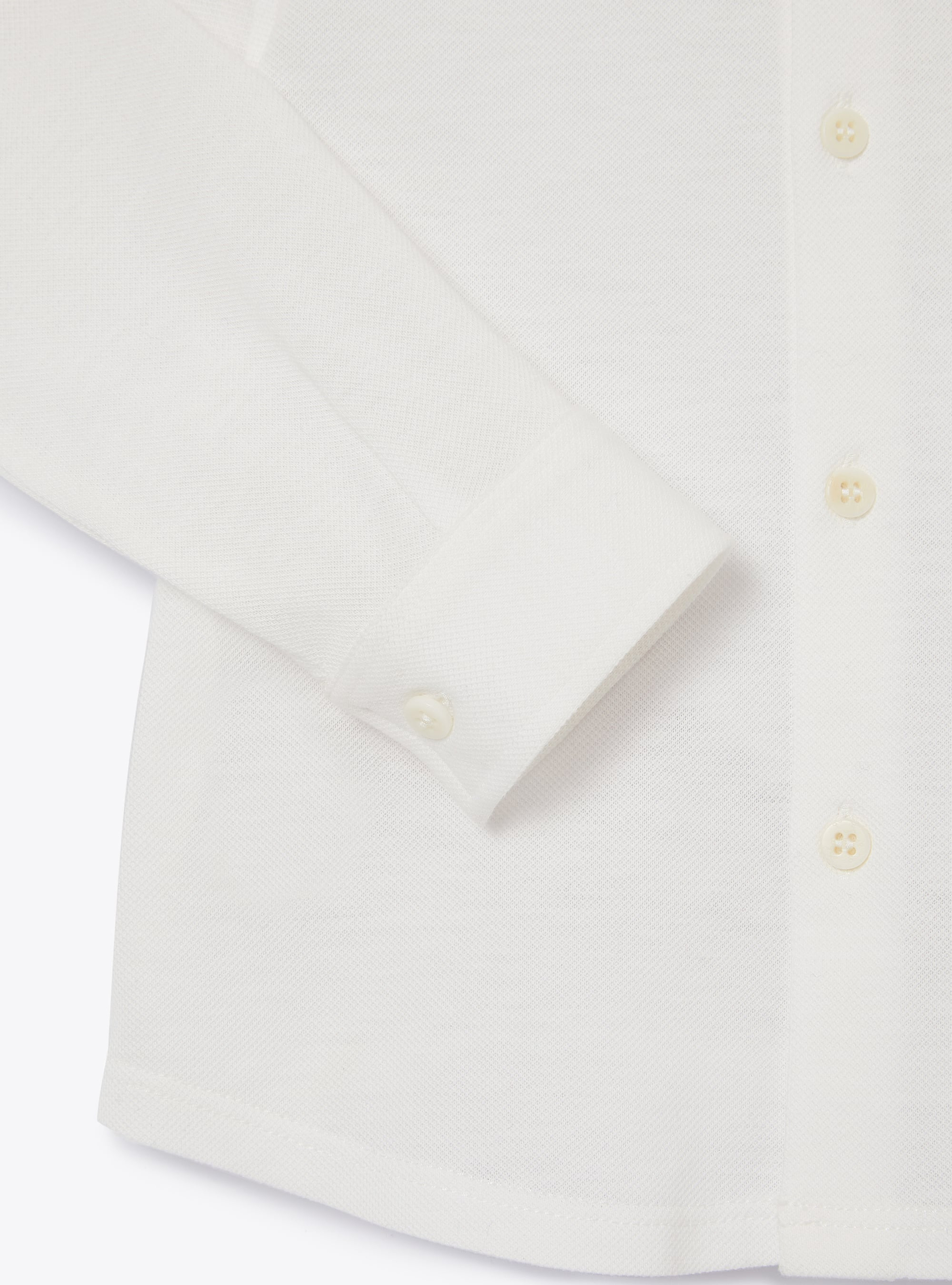 White Oxford jersey shirt - White | Il Gufo