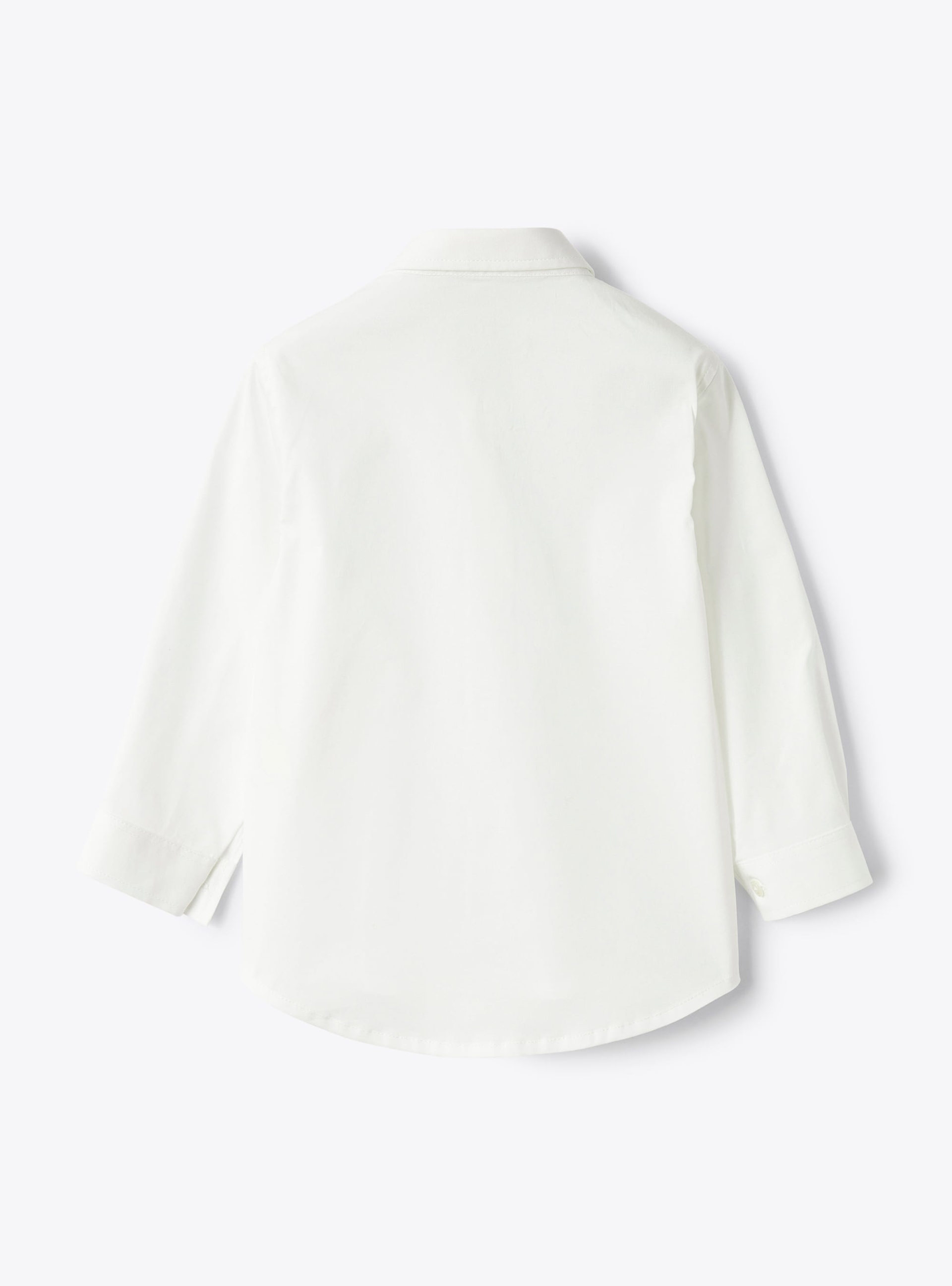 Camicia regular fit in popeline bianco - Bianco | Il Gufo