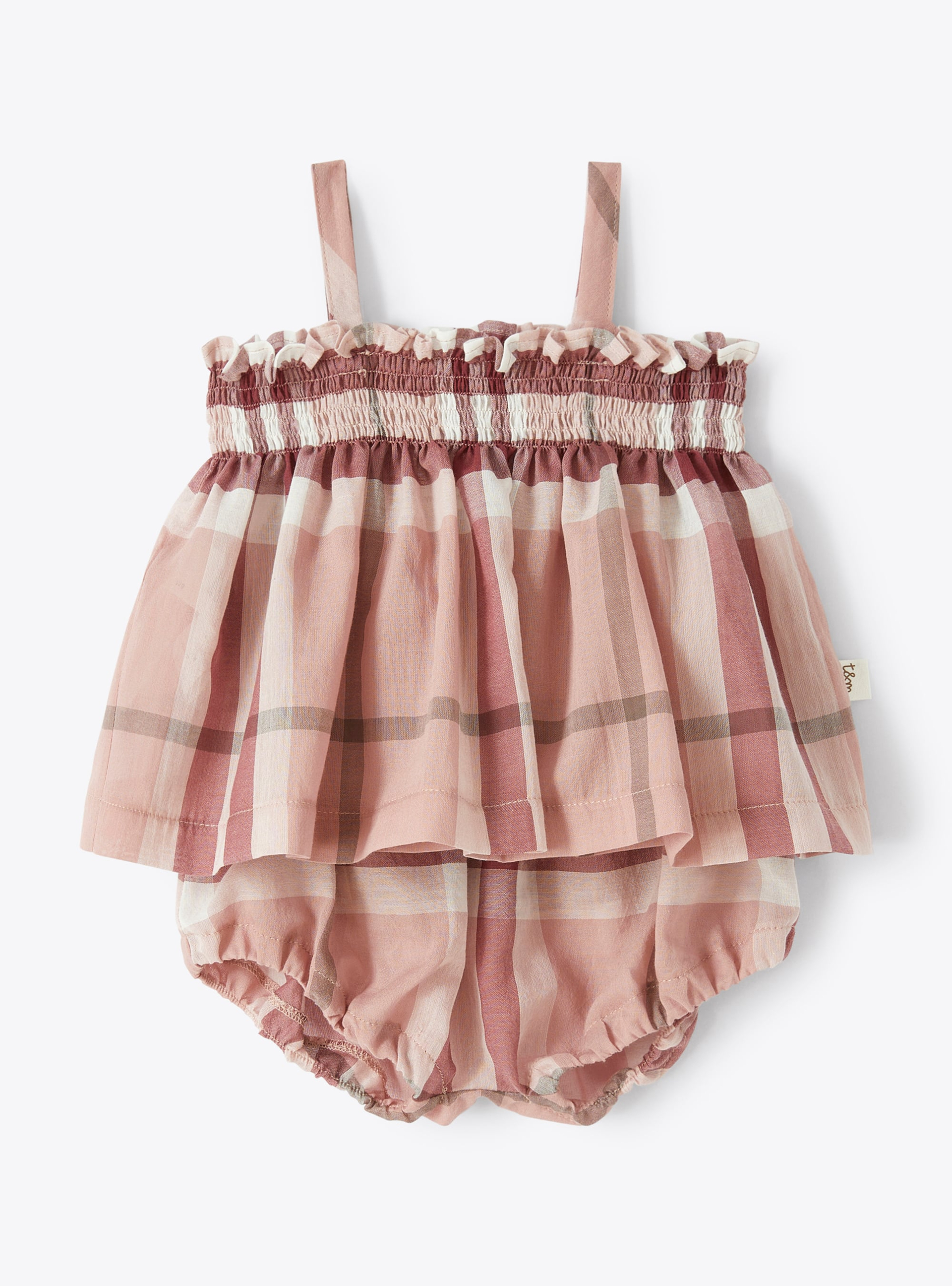 Two-piece set in a checked print - Two-piece sets - Il Gufo