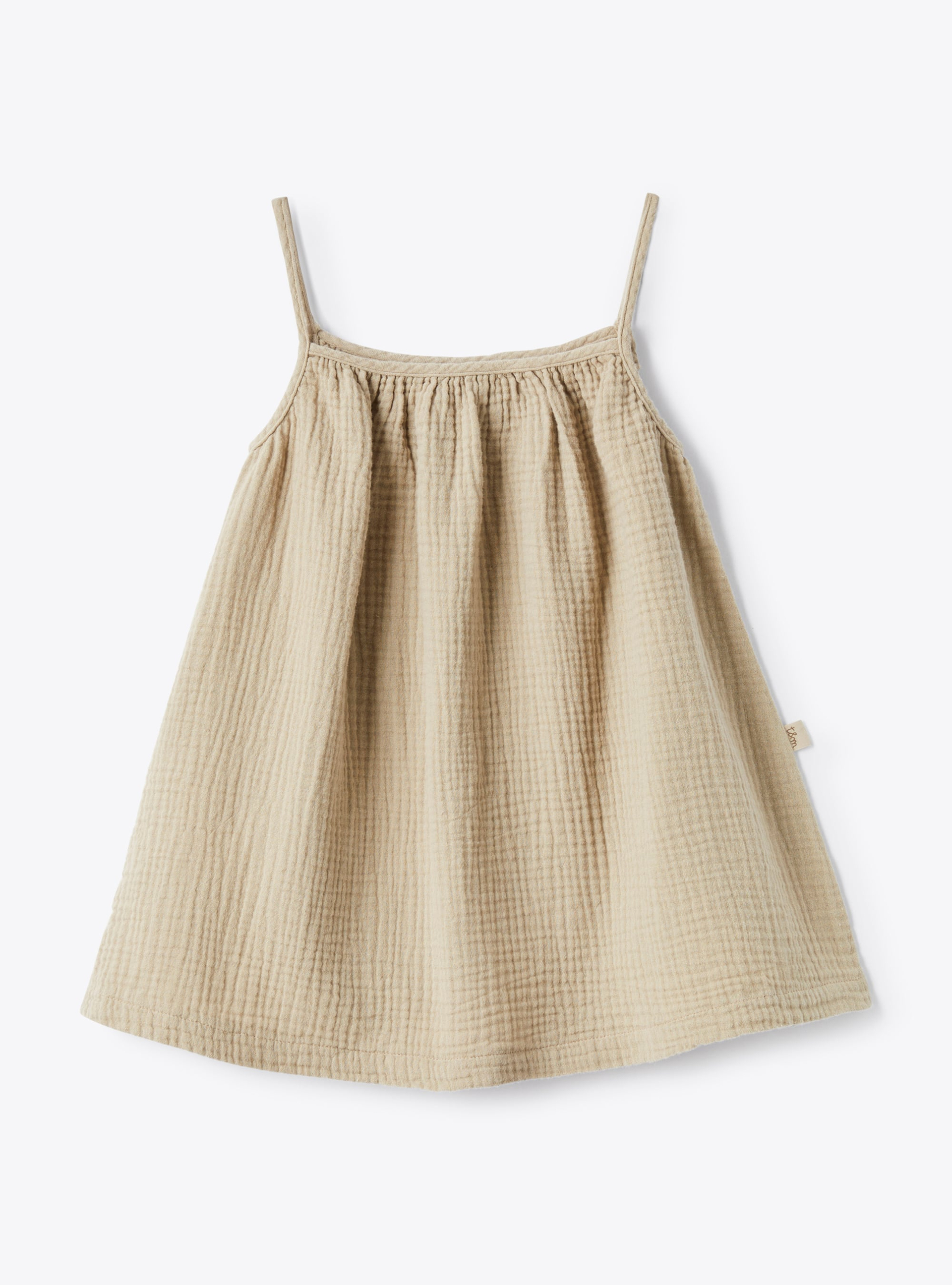 Dress in organic cotton gauze - Dresses - Il Gufo