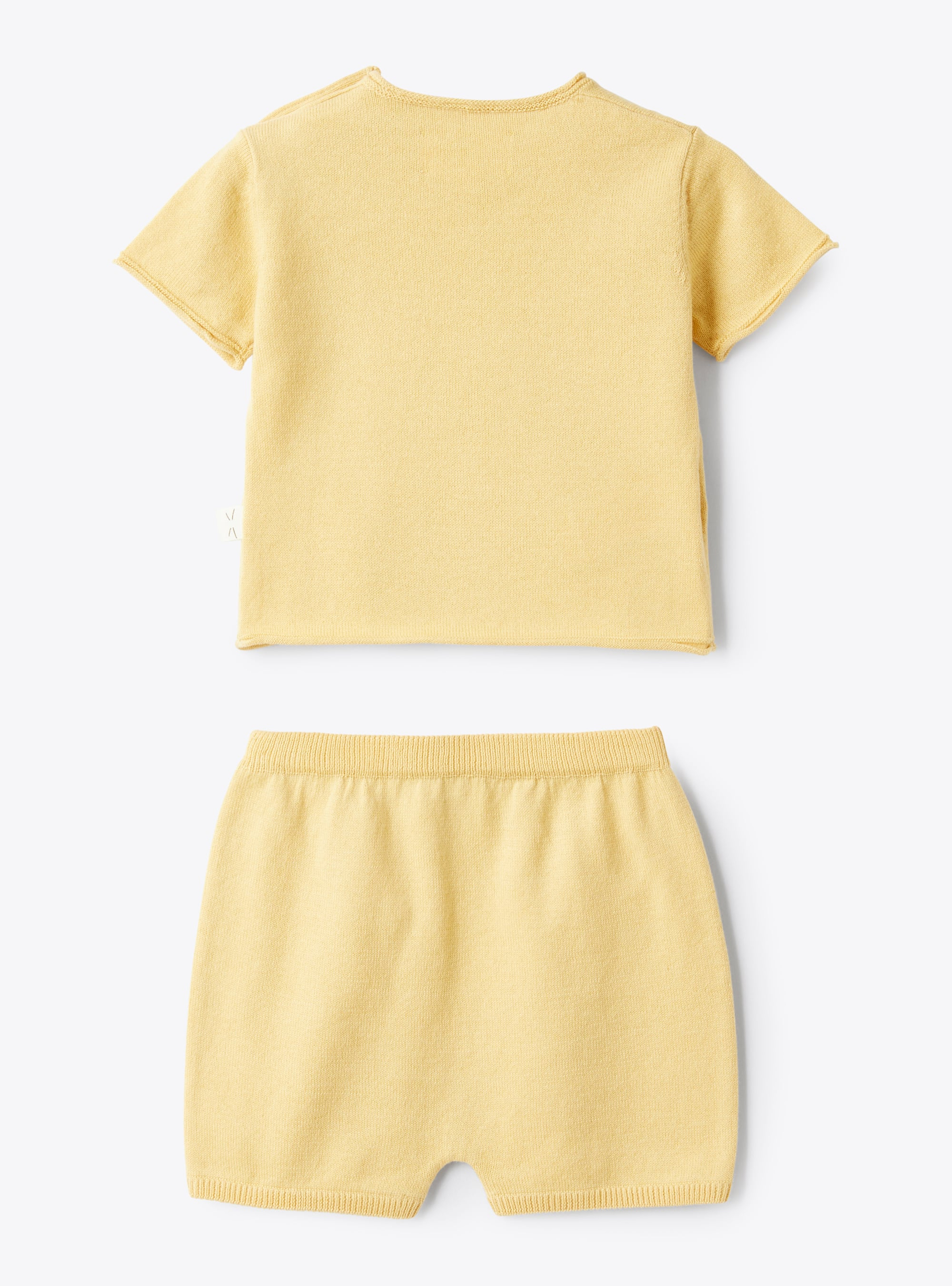 Organic cotton knit set - Orange | Il Gufo