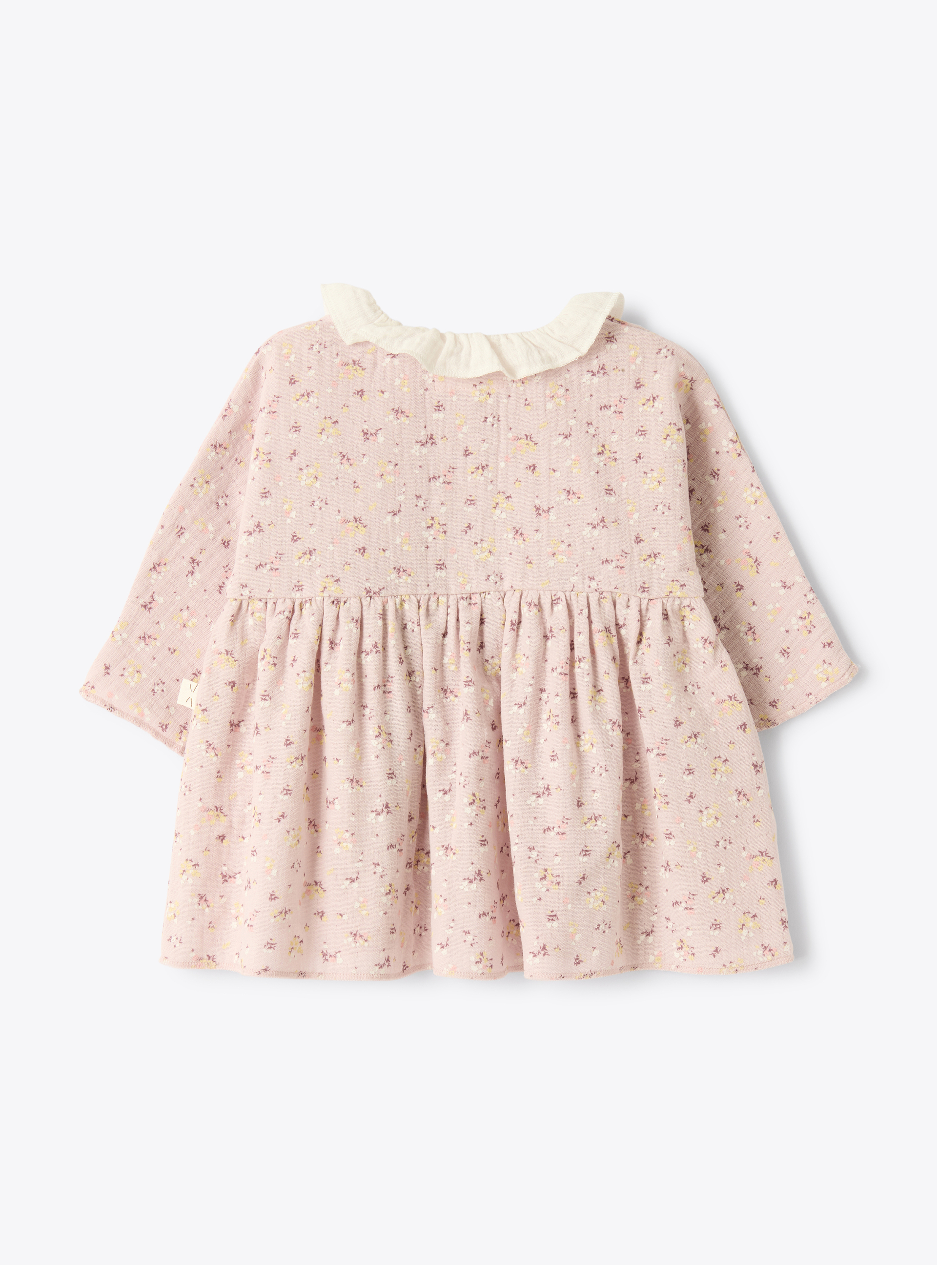 Organic gauze dress - Violet | Il Gufo
