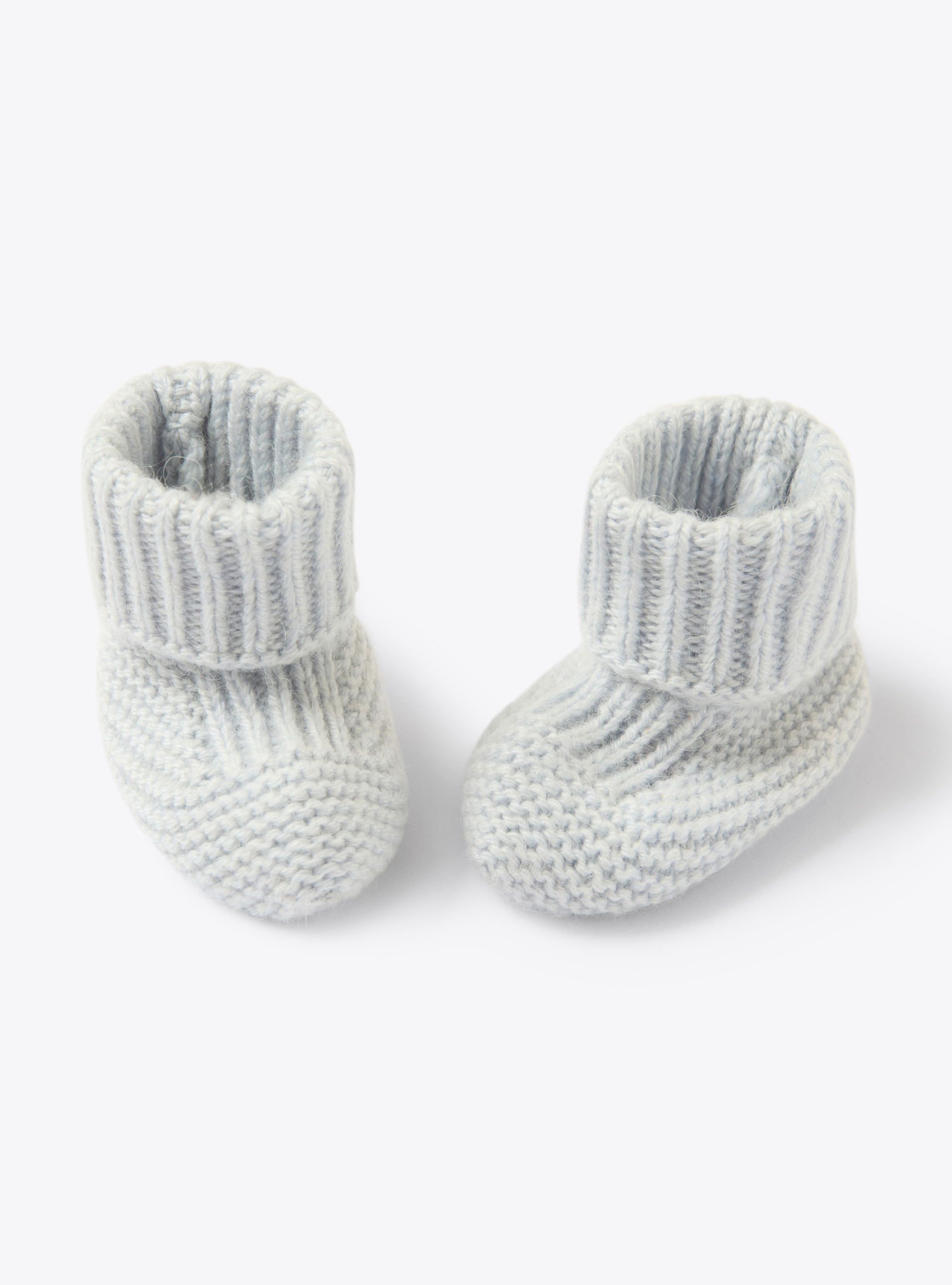 Hat and shoes set - Light blue | Il Gufo