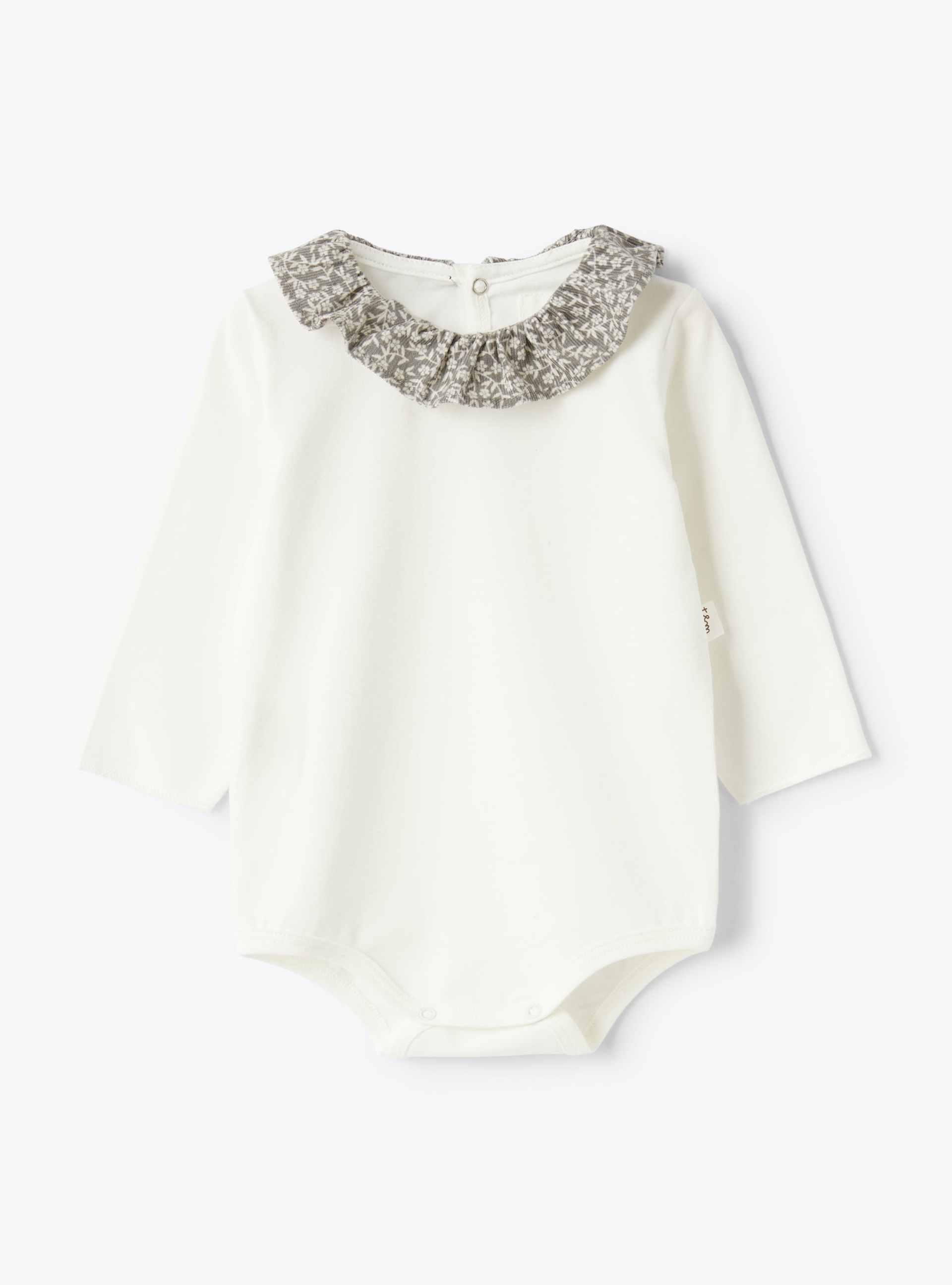 Body in cotone organico - Bianco | Il Gufo