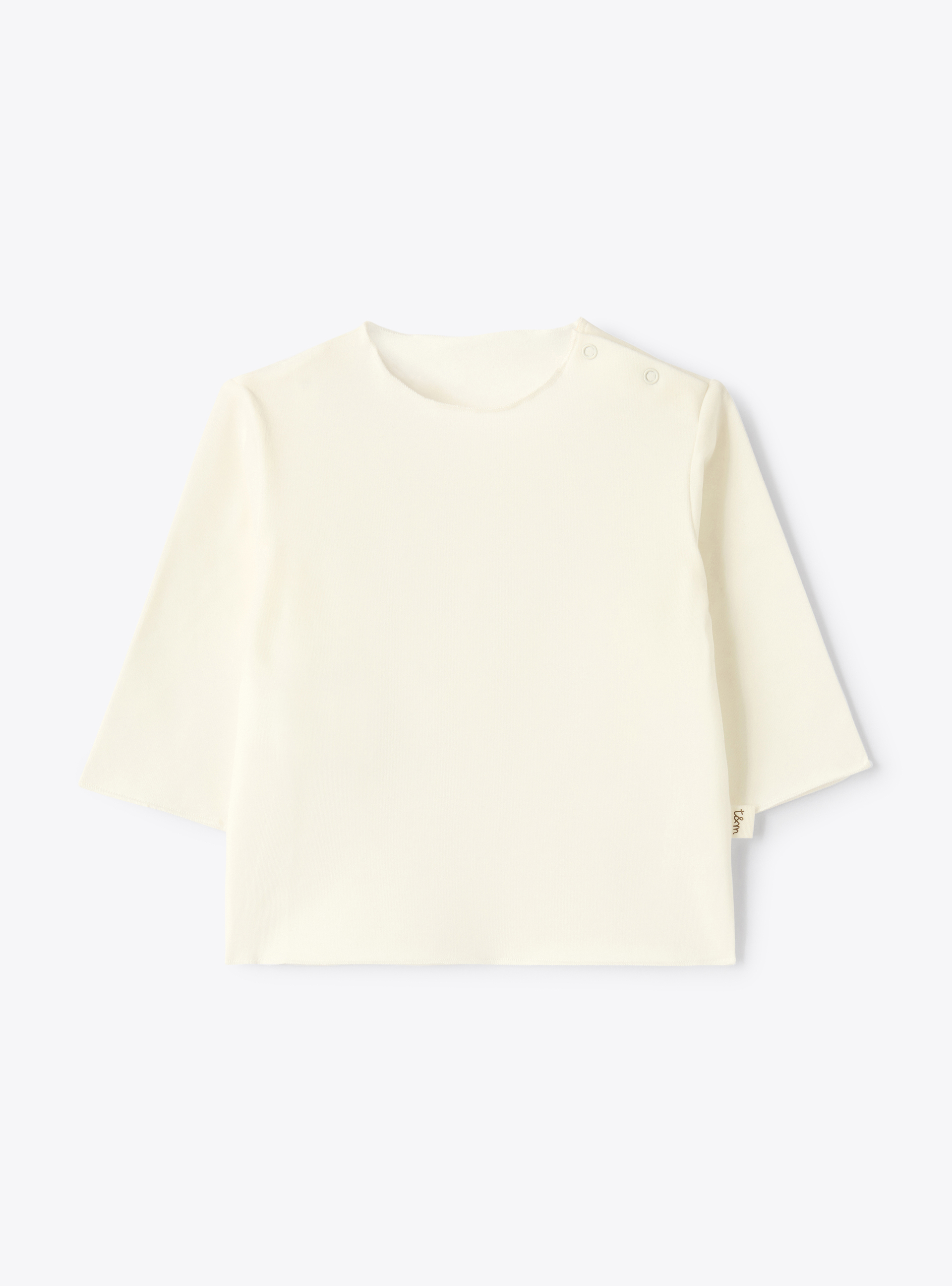 Set in organic cotton jersey and bouclé fabric - Green | Il Gufo