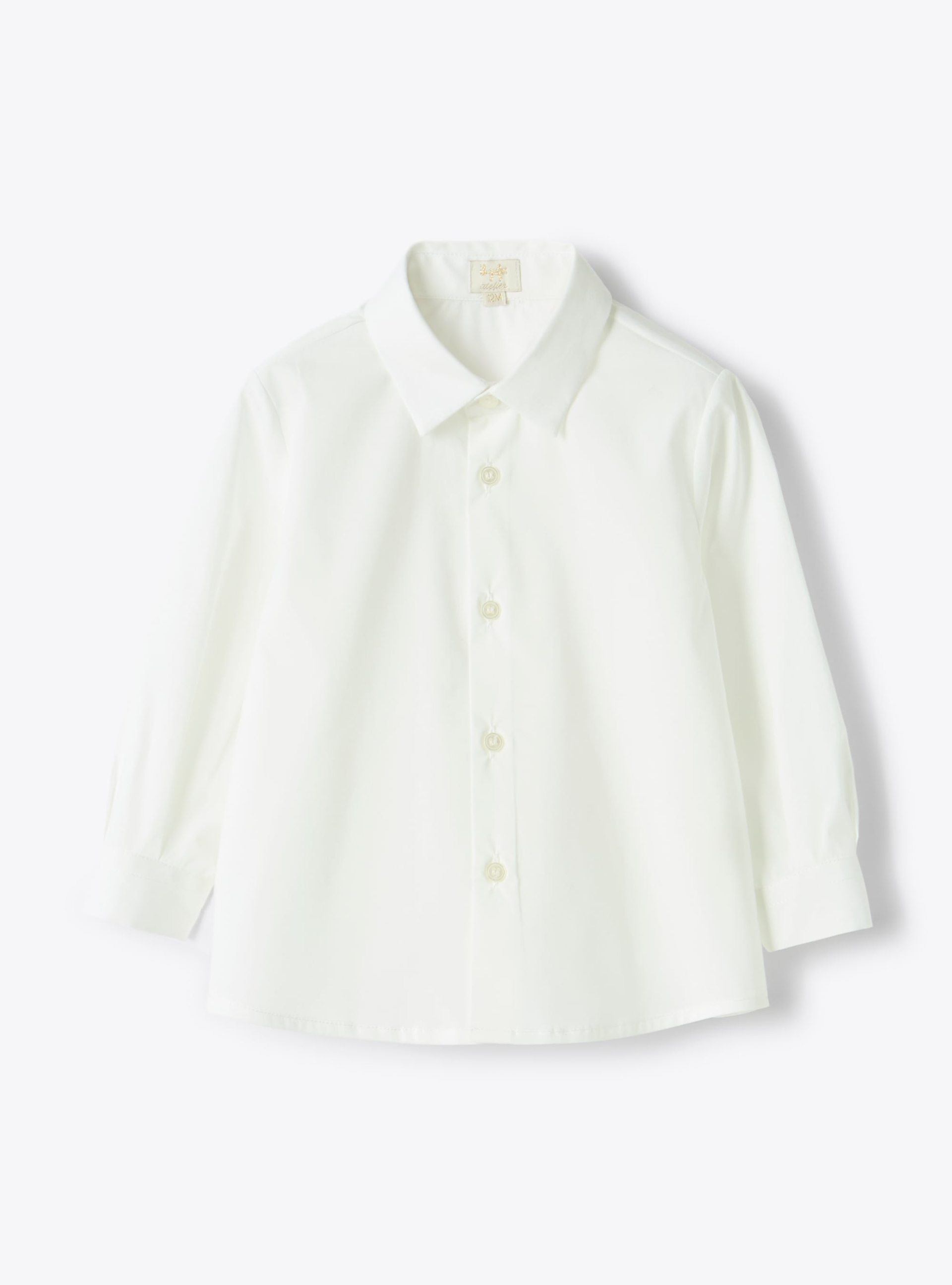 Camicia classica in popeline stretch - Camicie - Il Gufo