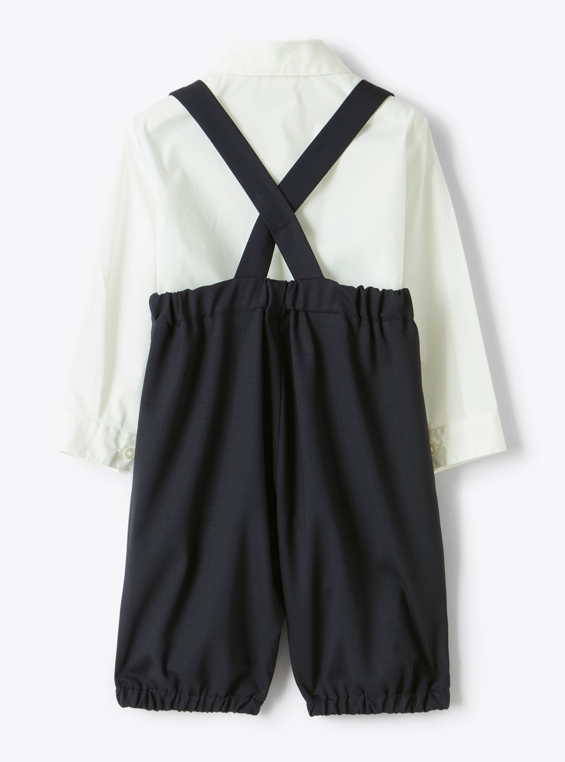 Set with overalls in Tasmania fabric - Two-piece sets - Il Gufo