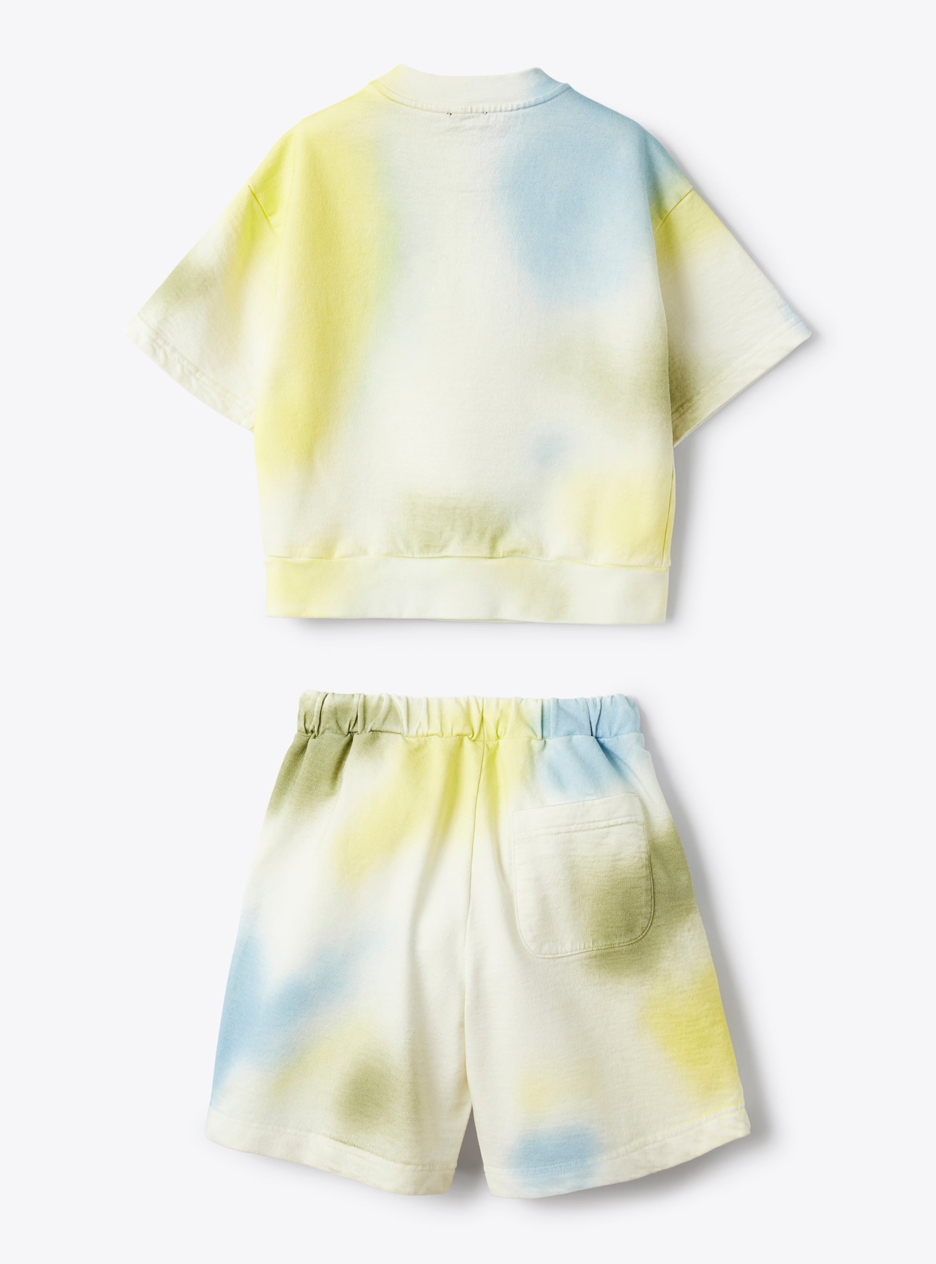 Two-piece set in fleece  - White | Il Gufo