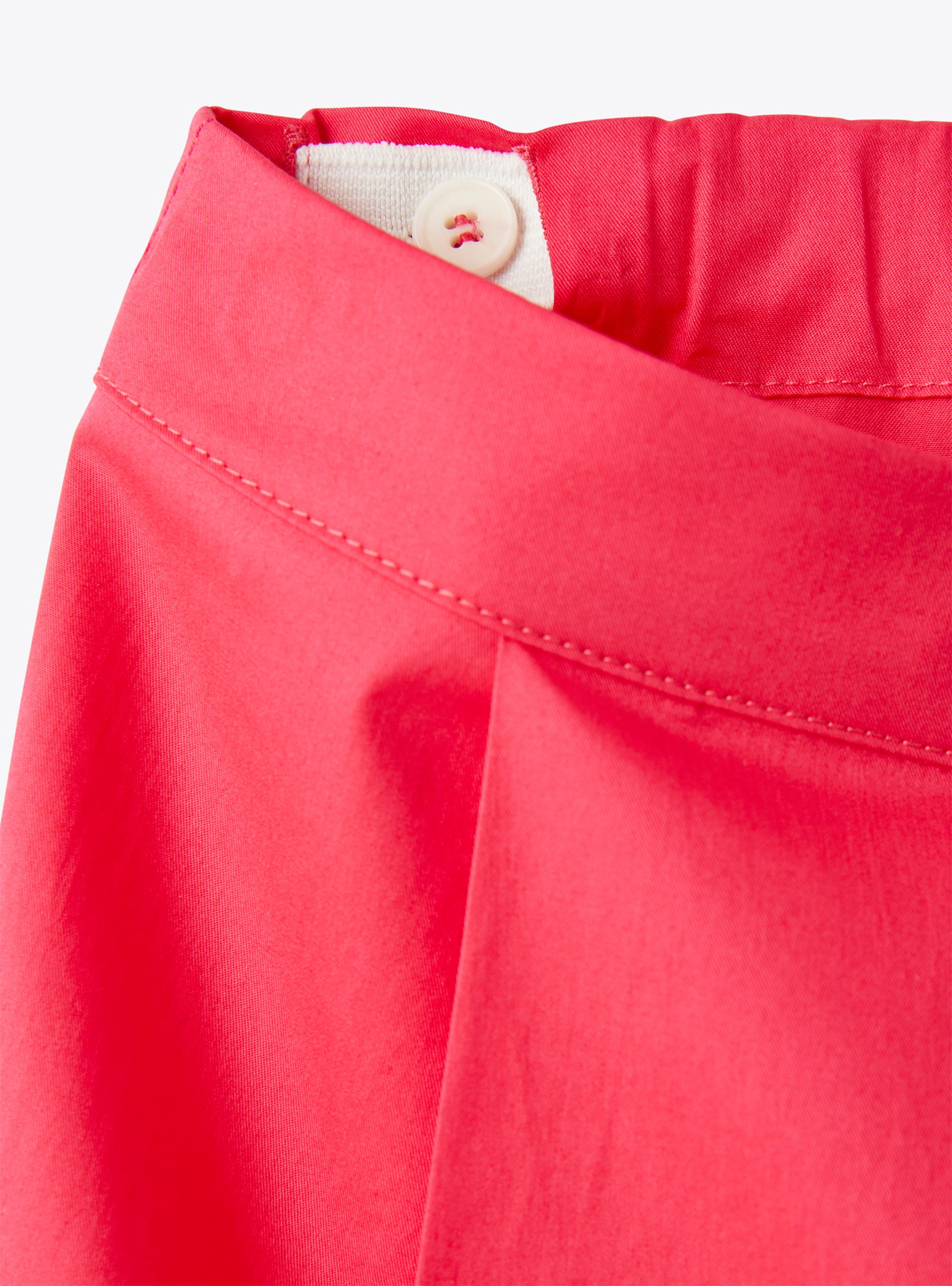 Completo due pezzi in popeline stretch - Rosso | Il Gufo